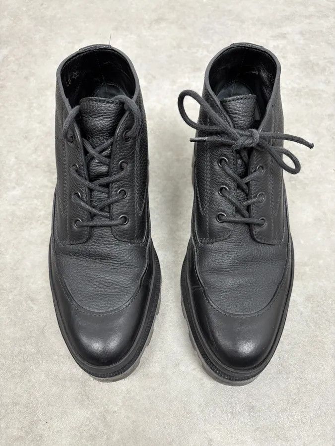 Balenciaga Balenciaga Black Premium Mountain Leather Boots Size US 7 / EU 40 - 2 Thumbnail