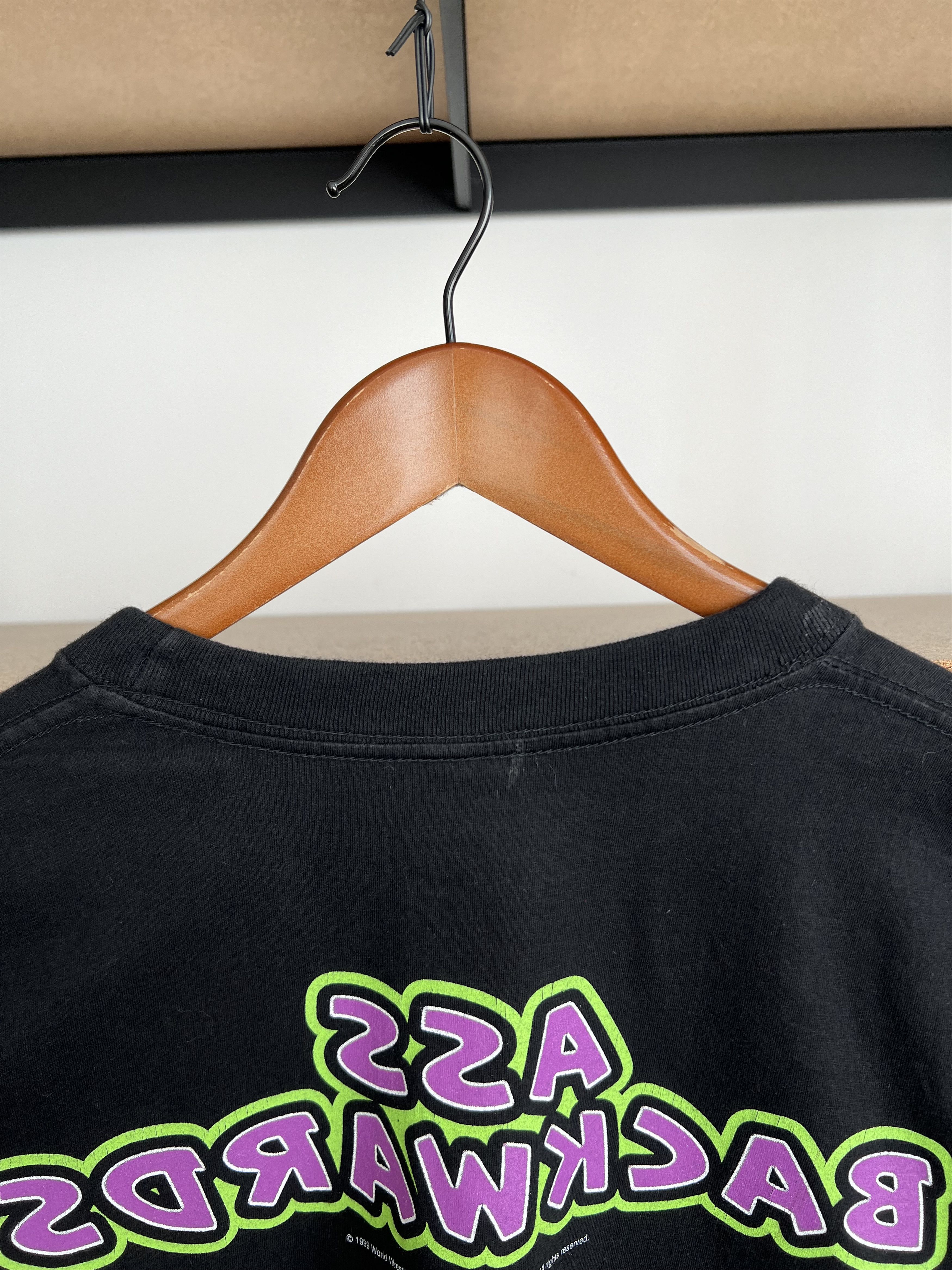 WWE Vintage 1999 Mr Ass Billy Gunn Backwards WWE WWF T-shirt Size US XL / EU 56 / 4 - 17 Thumbnail