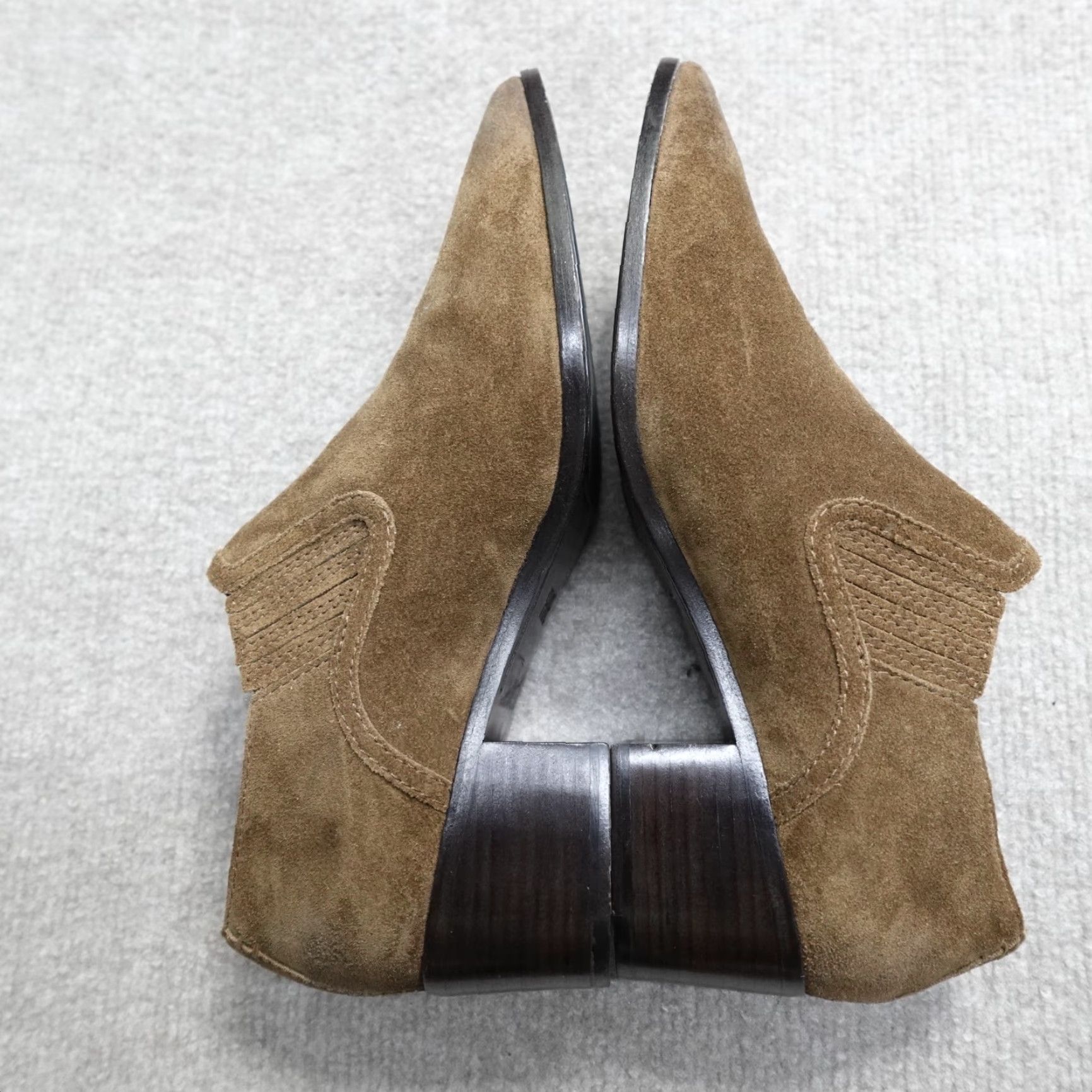 Frye FRYE Booties 8.5 Brown Ankle Suede 1.5" Heel Pointed Toe NEW Bootie Womens Shoes Size US 9 / IT 39 - 7 Thumbnail