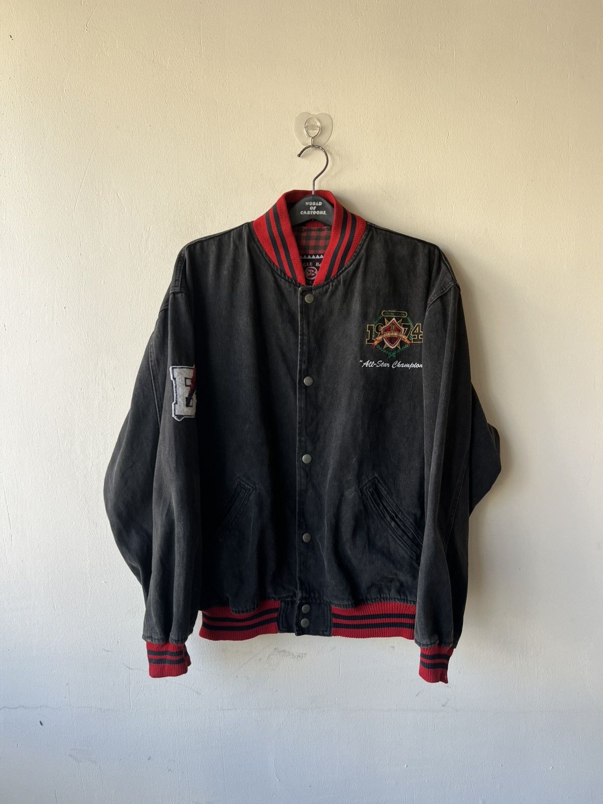 Bugle Boy 80s 90s Bugle Boy Four Play Patina Denim Jacket Bomber Size US XL / EU 56 / 4 - 2 Thumbnail