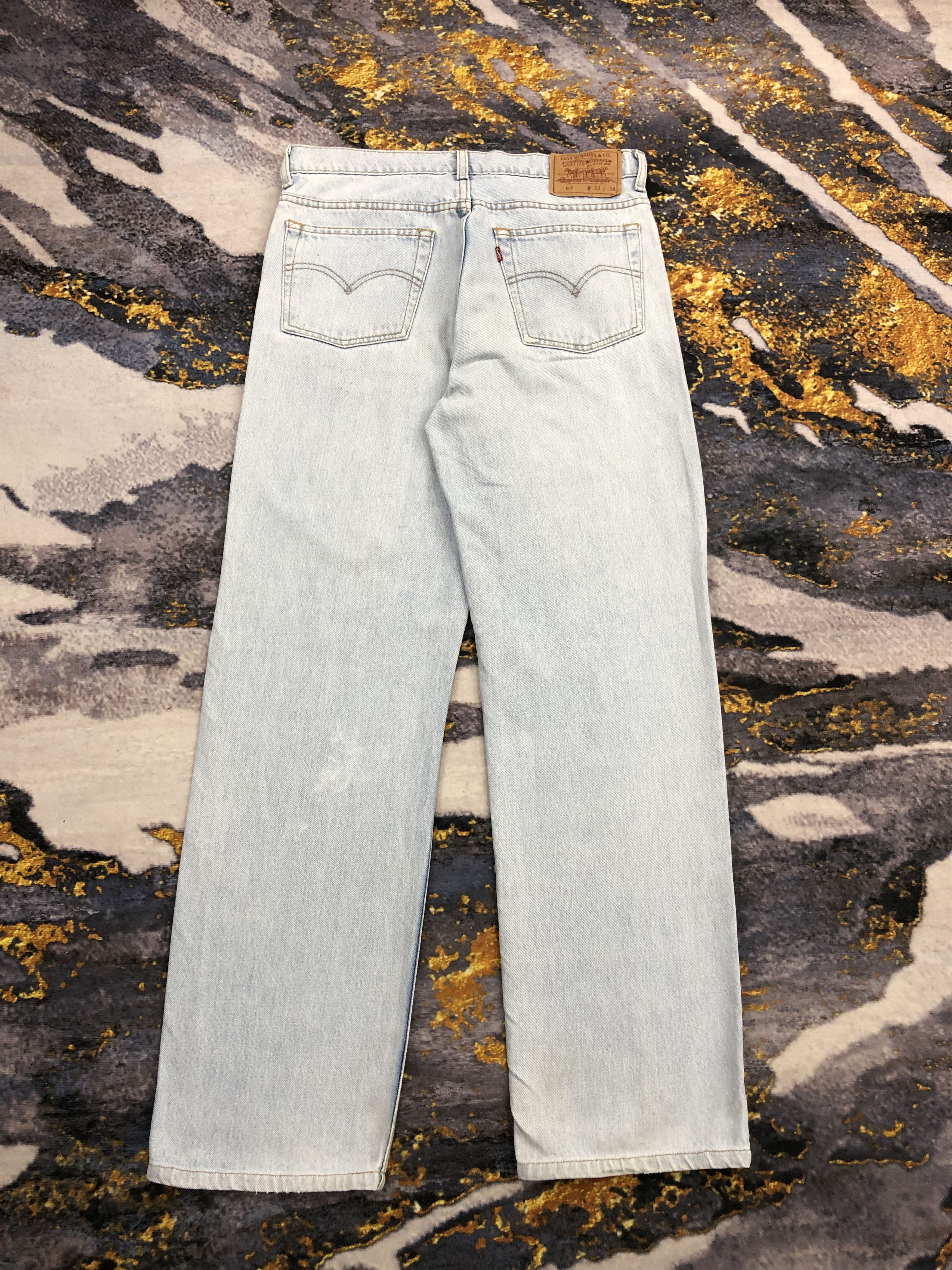 Levi's Vintage 90s Levis 515 Light Washed Jeans DPP0174 Size US 31 - 3 Thumbnail
