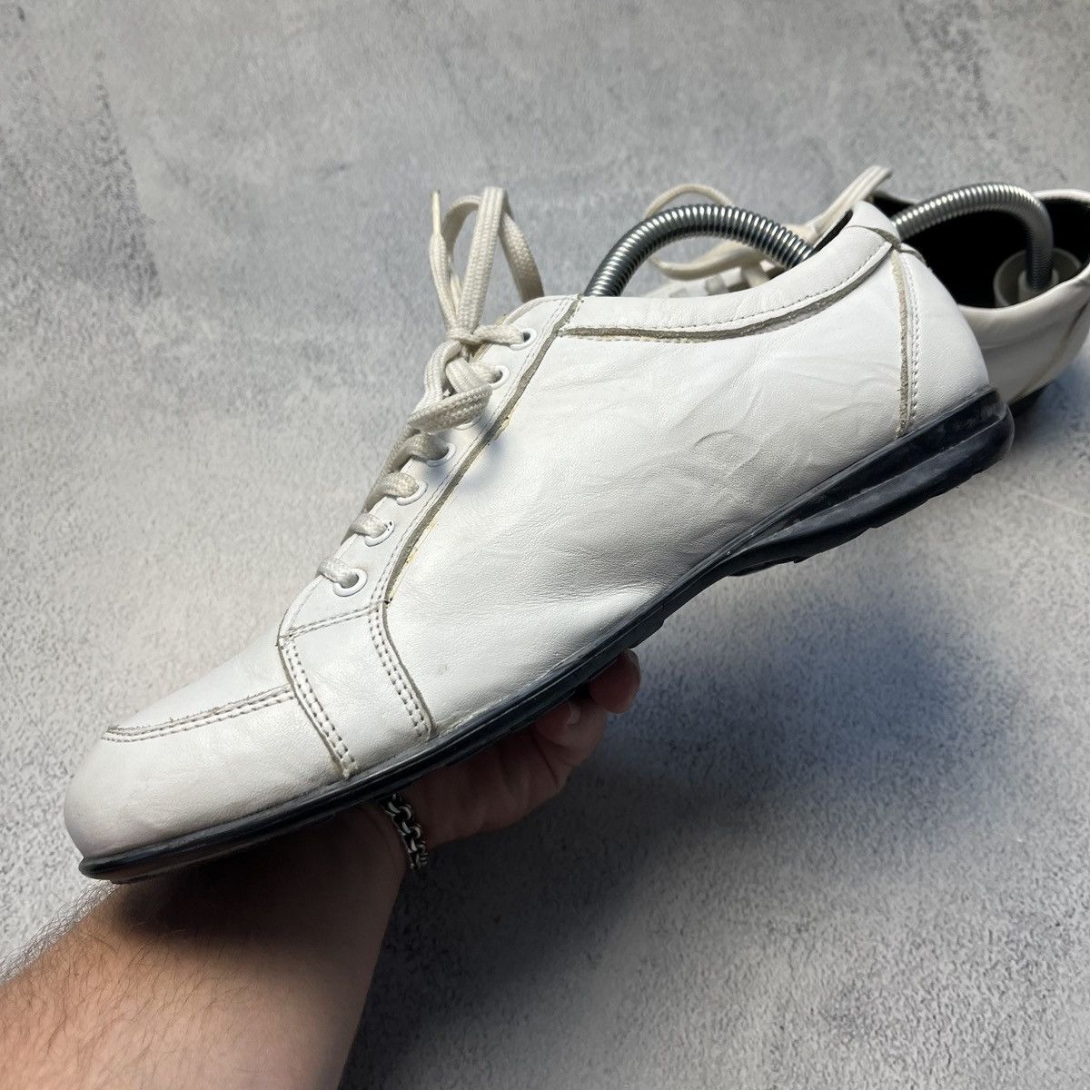 Dolce & Gabbana × Vintage Vintage Dolce & Gabbana Dalton Metal logo y2k sneakers Size US 8 / EU 41 - 6 Thumbnail