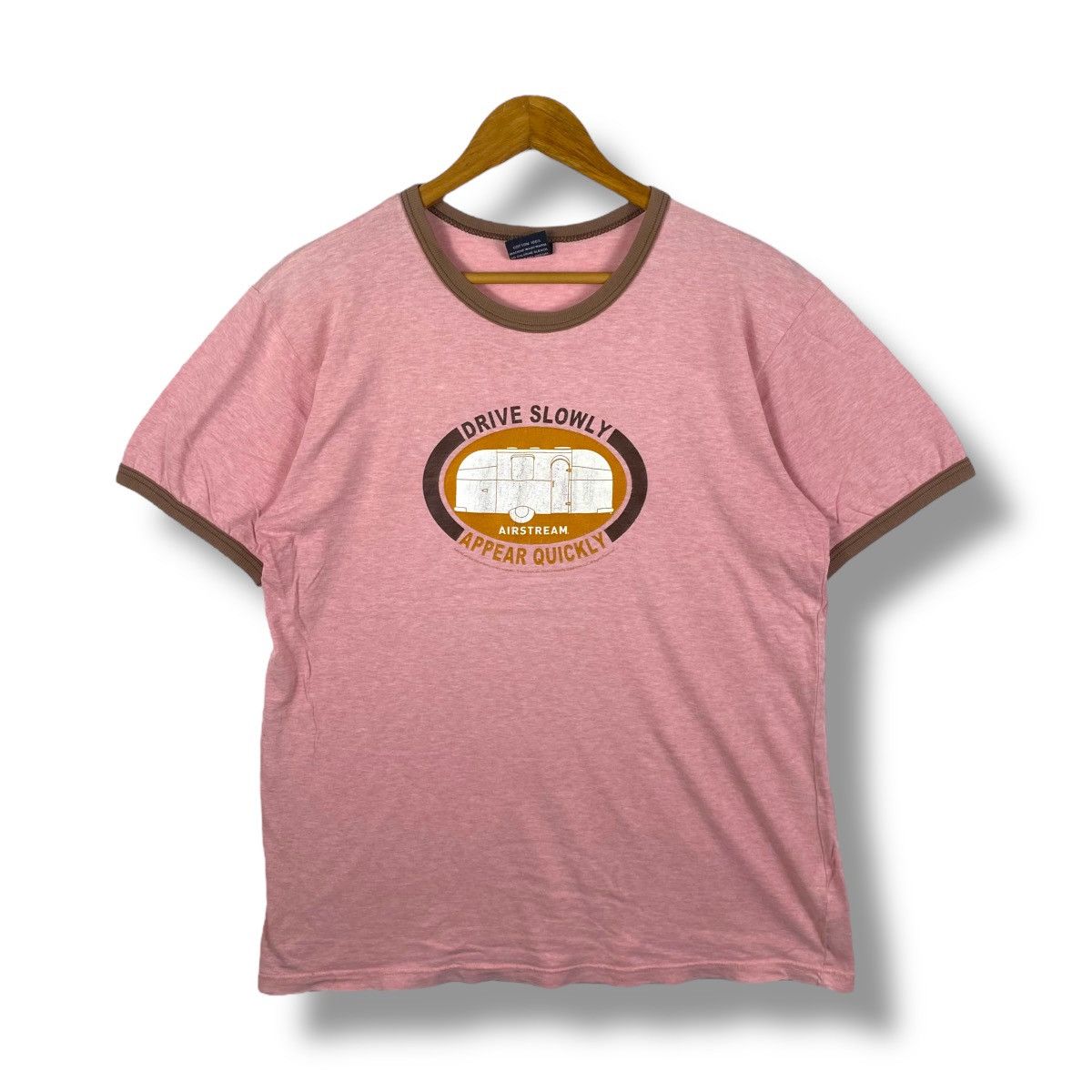 Vintage Vintage 00's AIRSTREAM Drive Slowly Appear Quickly Graphic Size US L / EU 52-54 / 3 - 1 Thumbnail