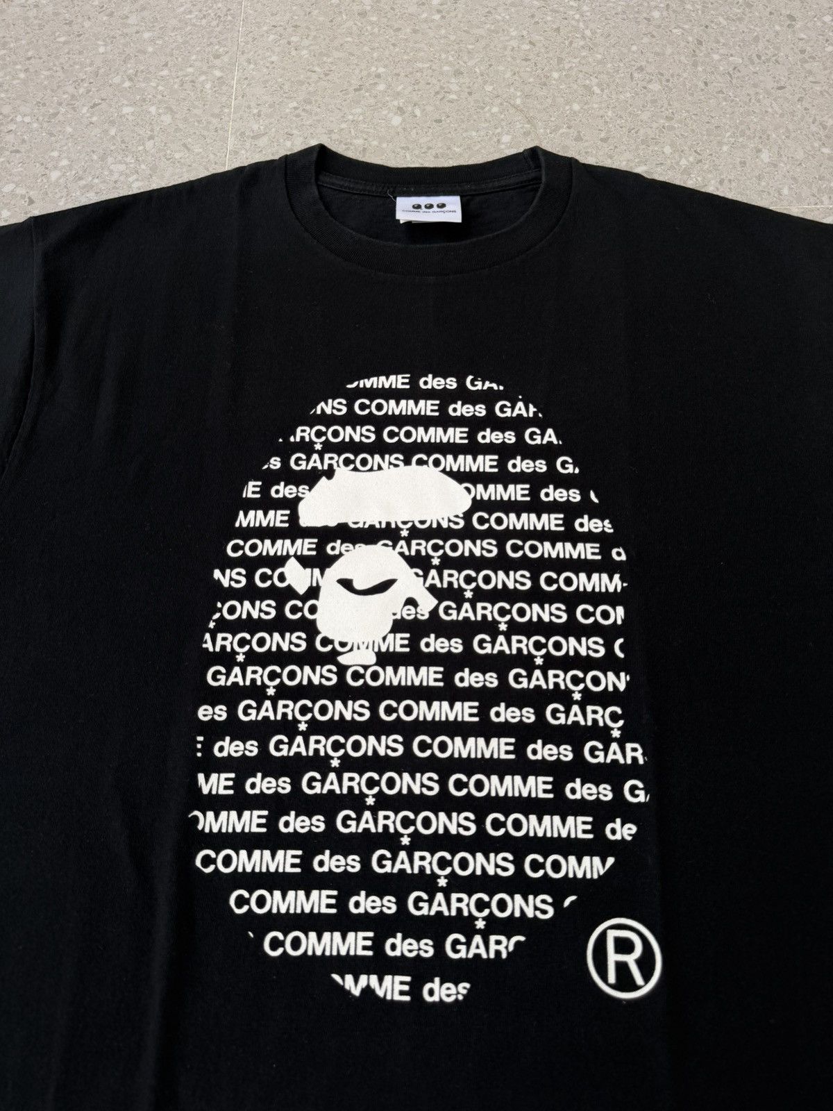 Bape × Comme des Garcons BAPE X CDG Osaka Pocket Tee White | Grailed
