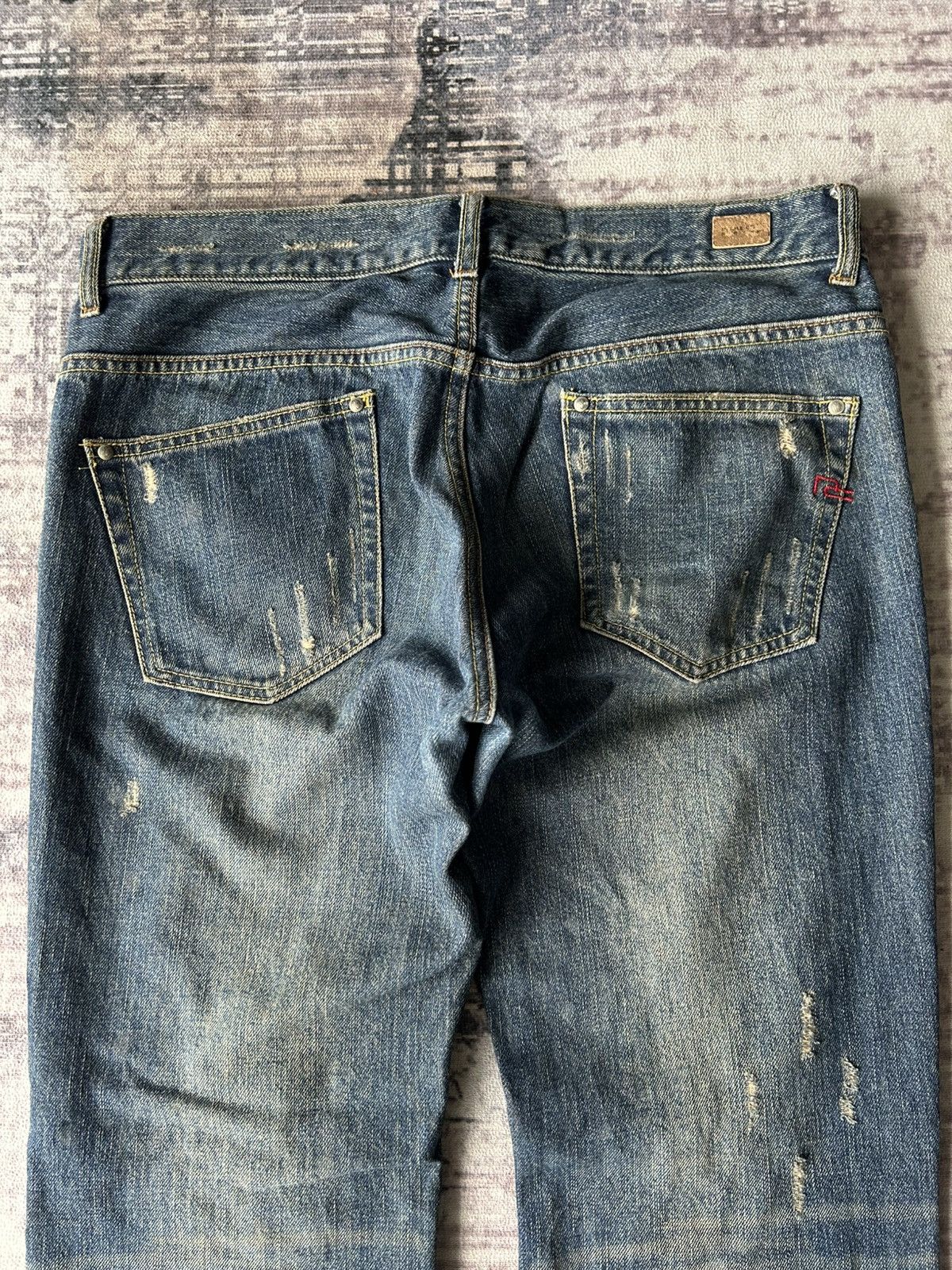 Tornado Mart Y2k Punk Distressed Nicole Jeans Size US 35 - 10 Thumbnail
