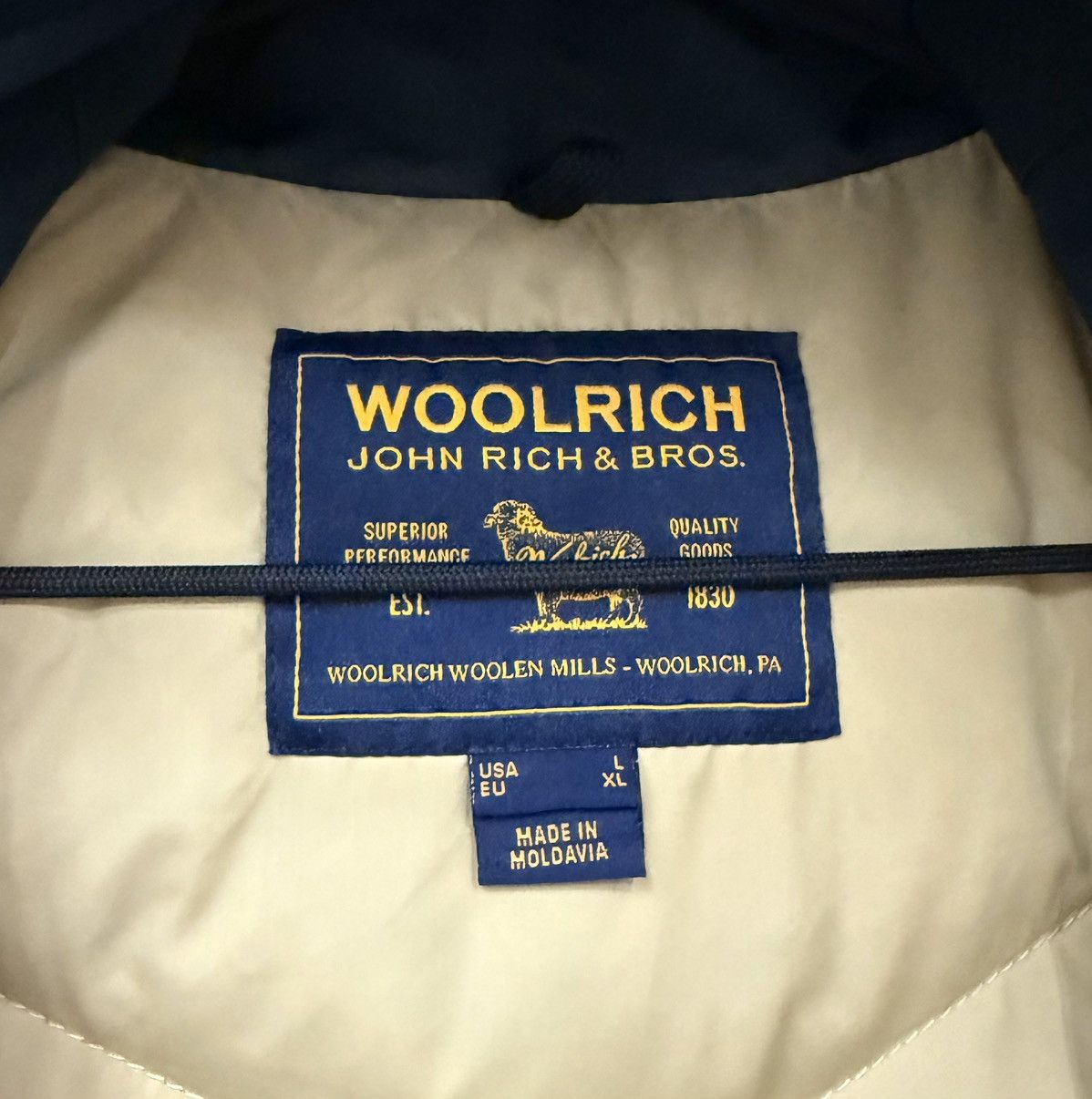 Woolrich Woolen Mills Woolrich John Rich & Bros Arctic Parka Navy Blue Down Jacket Size US XL / EU 56 / 4 - 11 Thumbnail
