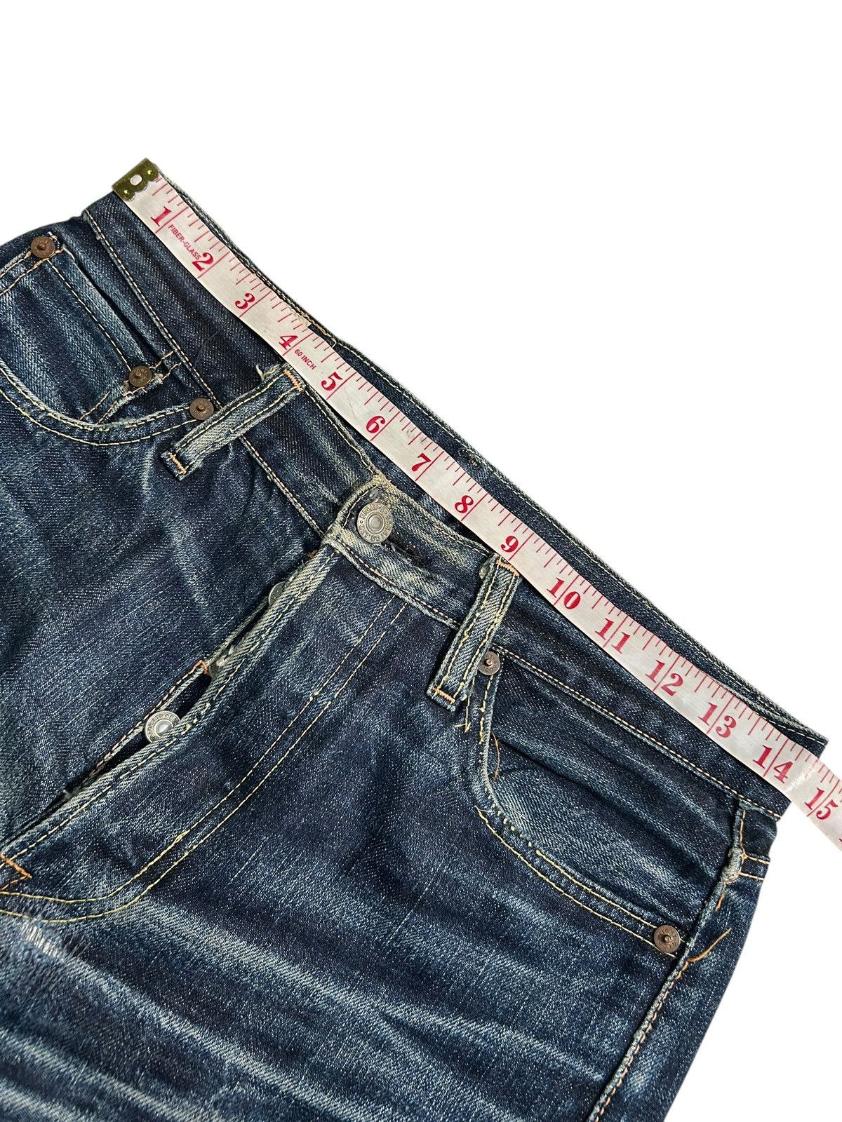 Japanese Brand × Kapital × Vintage eight-G Selvedge Distressed Japanese Denim Jeans Size US 29 - 20 Thumbnail