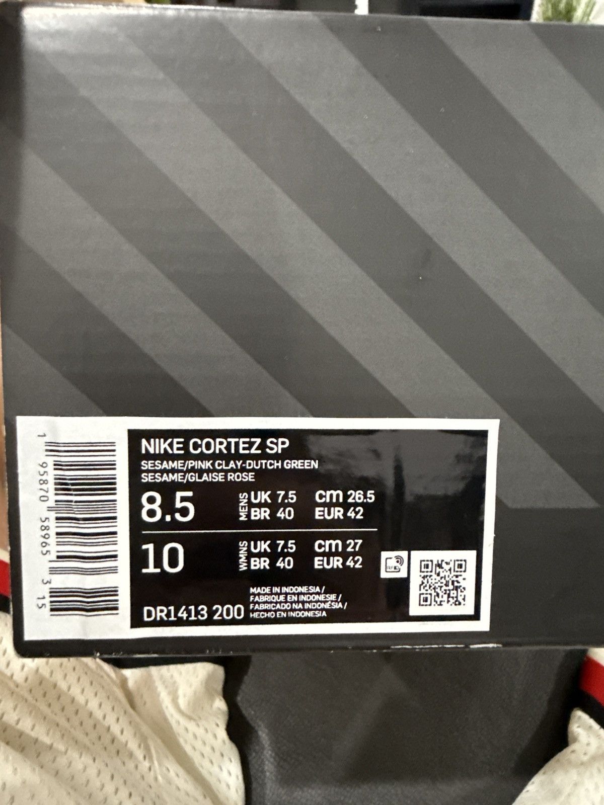 Other Nike x Union Cortez Sesame Size US 8.5 / EU 41-42 - 6 Thumbnail