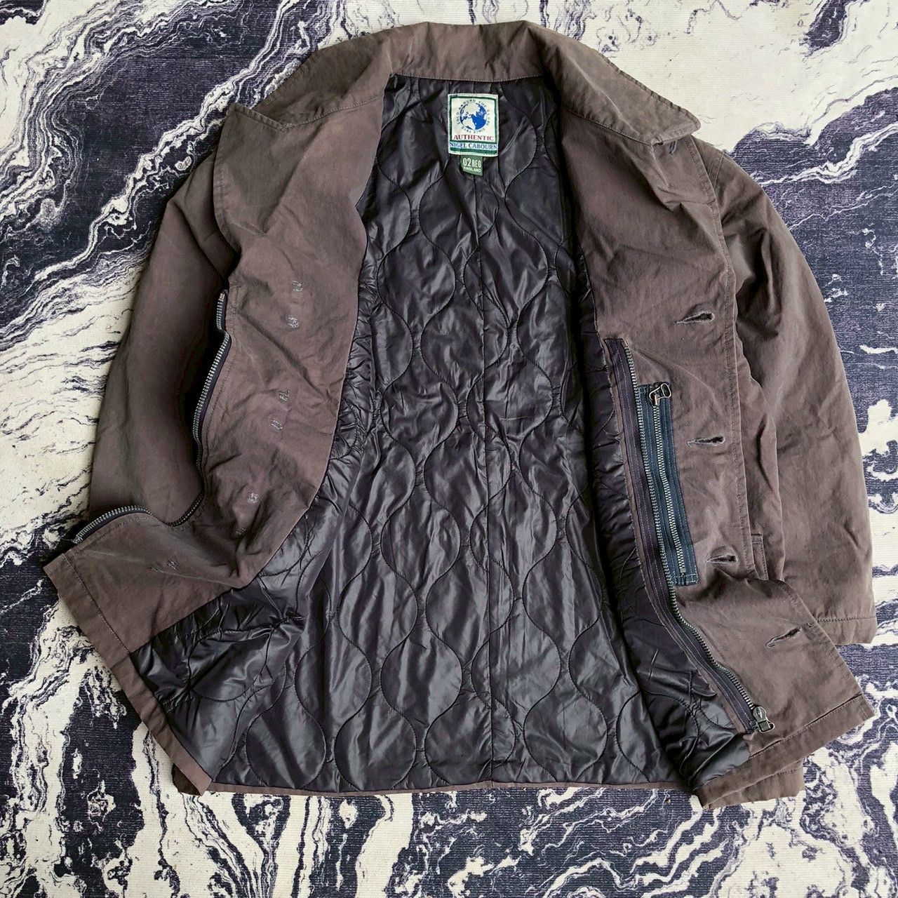 Nigel Cabourn Vintage Nigel Cabourn Quilted Lined Work Jacket Size US XL / EU 56 / 4 - 2 Thumbnail