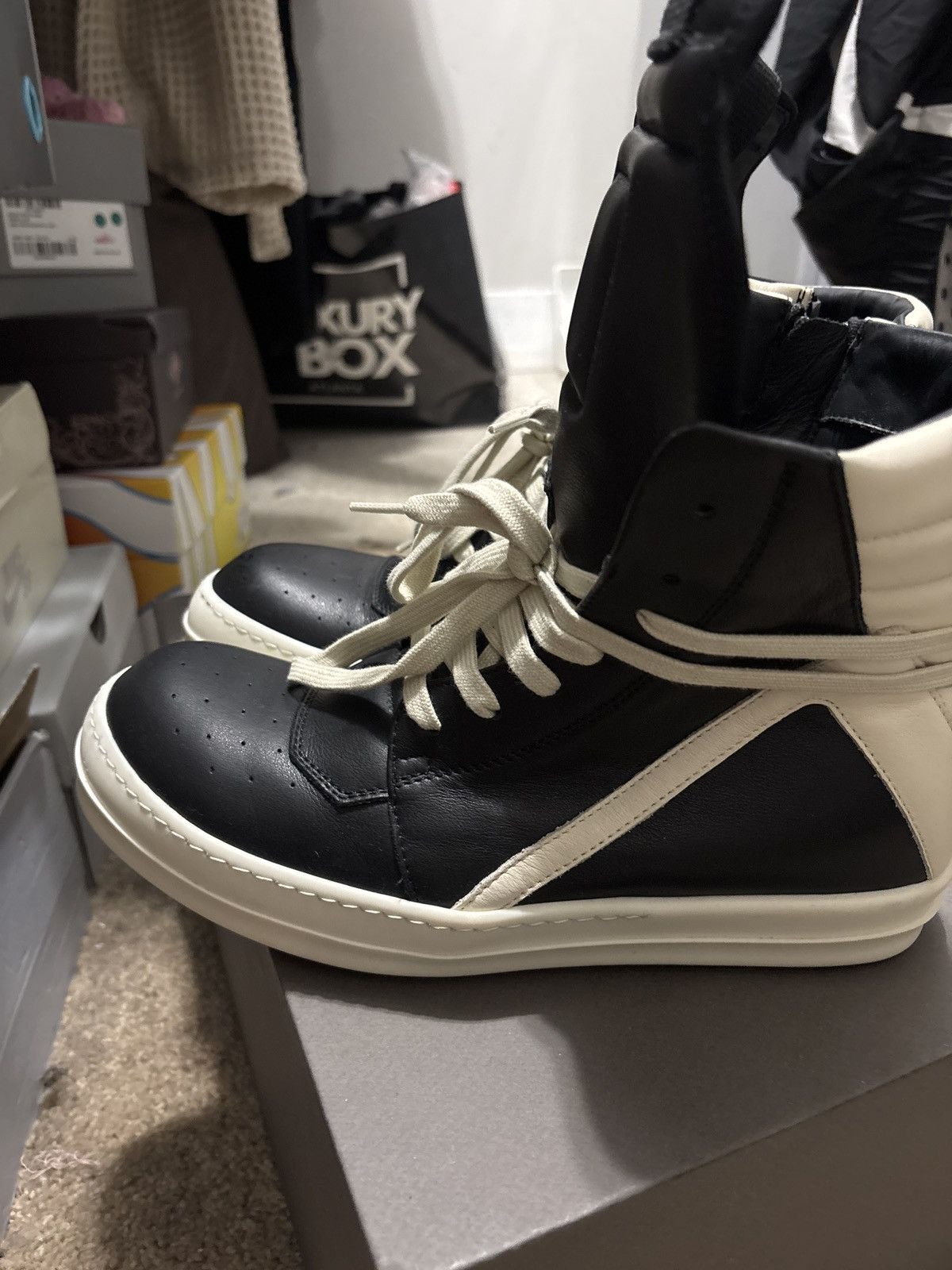 Rick Owens Geobasket Rick owens Size US 8 / EU 41 - 2 Thumbnail