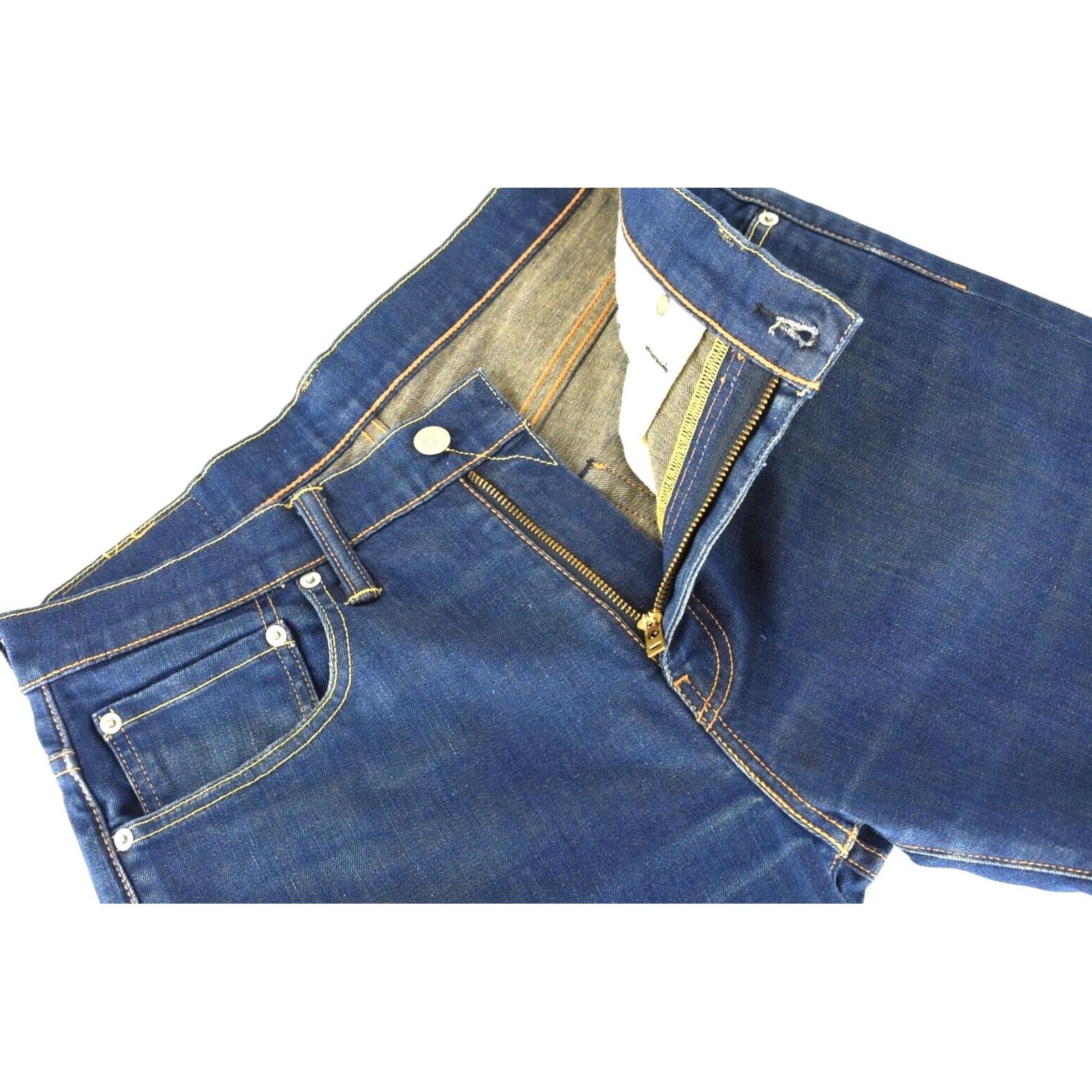 Levi's LEVIS 520 Jeans Men's Tapered Fit W31/L32 Stretch Denim Pants Zip Fly Blue Size US 31 - 4 Thumbnail