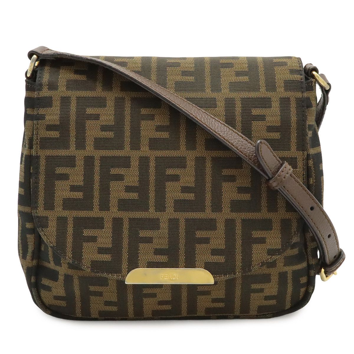 Fendi Fendi Fendi Zucchino Nylon Canvas Shoulder Bag Textile Crossbody Bag 8BT214 DUTY FREE for USA Size ONE SIZE - 1 Thumbnail