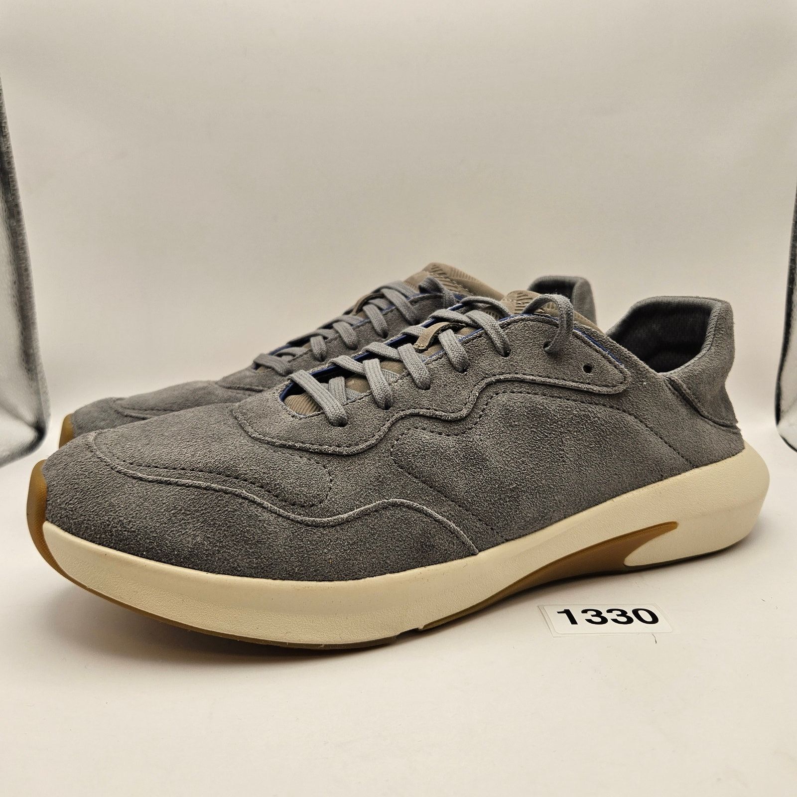 Olukai OLUKAI MEN'S 14 KOHEO CHARCOAL GREY LOW TOP SNEAKER GUM Size US 14 / EU 47 - 1 Thumbnail