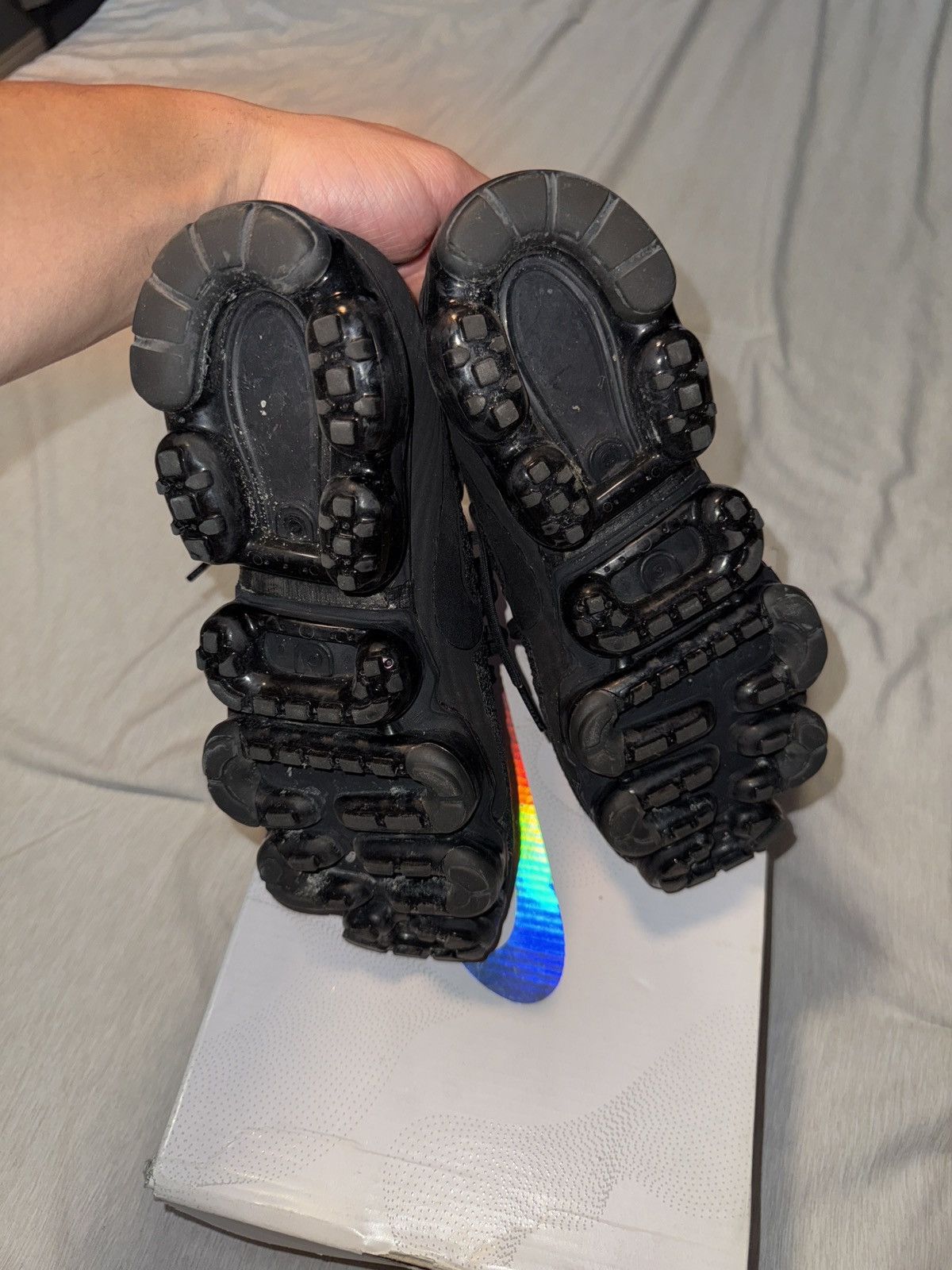 Nike Nike Air Vapormax Flyknit “Anthracite” 2017 Size US 7.5 / EU 40-41 - 7 Thumbnail