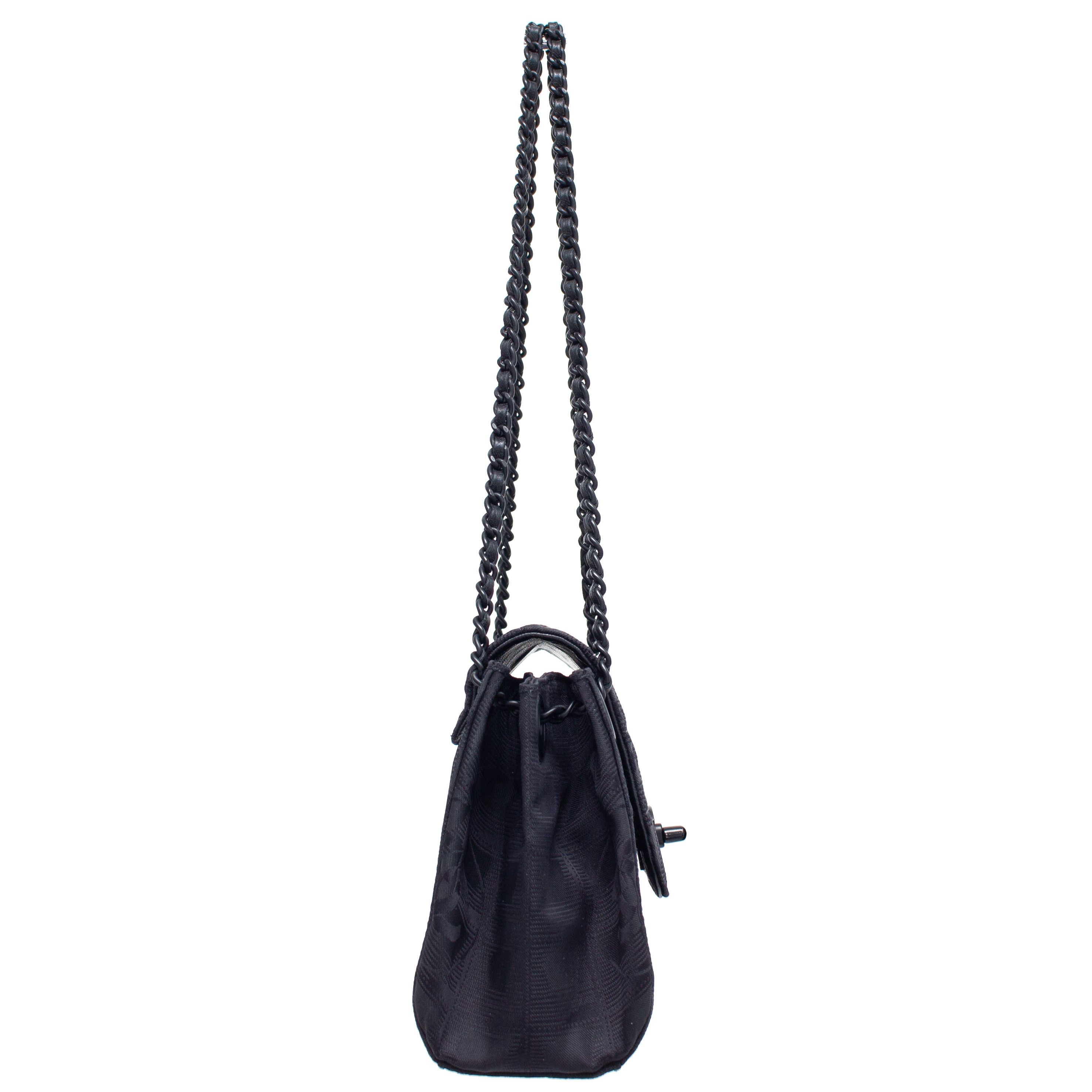 Chanel × Vintage 5k$ VTG Chanel Travel Ligne Accordion Flap Bag CC Monogram Size ONE SIZE - 6 Thumbnail