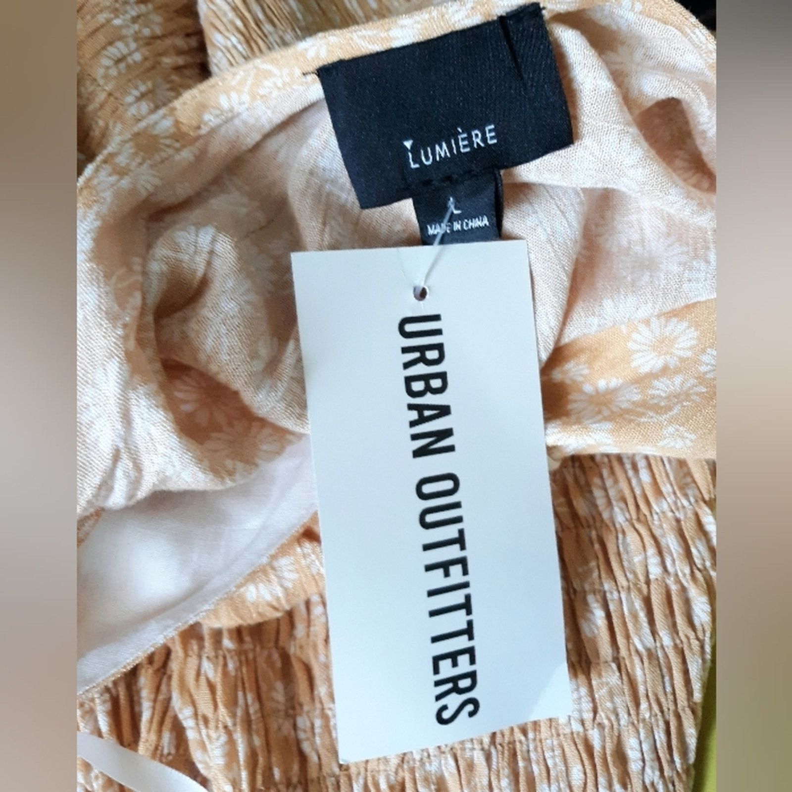 Urban Outfitters Urban Outfitters Lumiere Smocked Dress Size L / US 10 / IT 46 - 7 Thumbnail