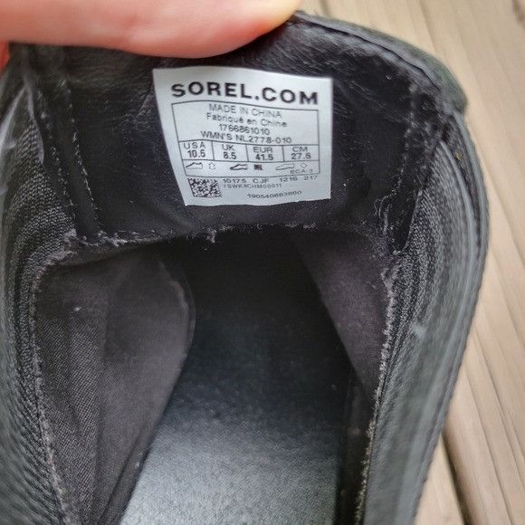 SOREL Sorel Addington Waterproof Black Oiled Leather Studded Chels Size US 10.5 / IT 40.5 - 7 Thumbnail