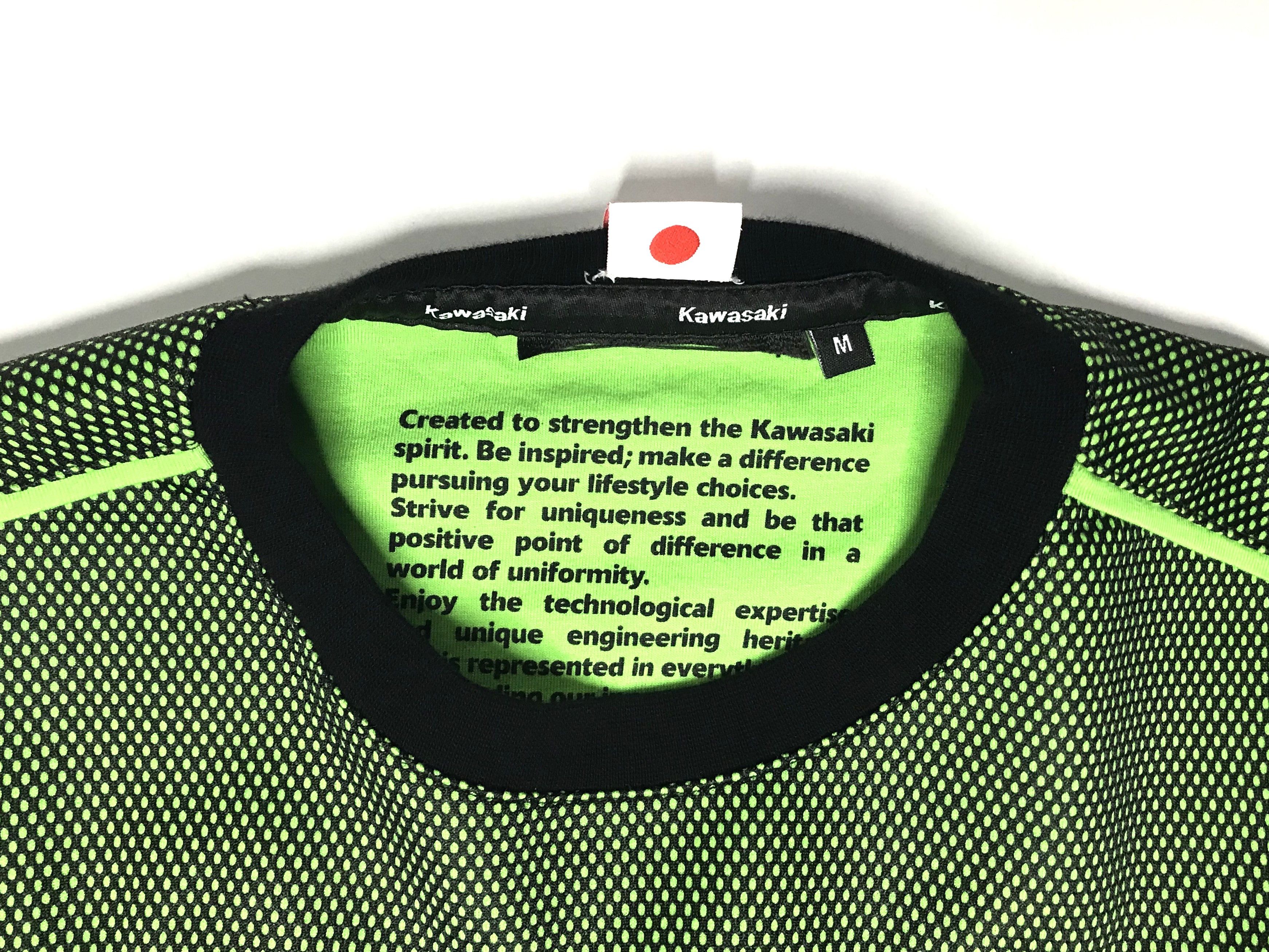 Japanese Brand Kawasaki T-shirt Motosport Racing Team Shirt Mens M Size US M / EU 48-50 / 2 - 5 Thumbnail