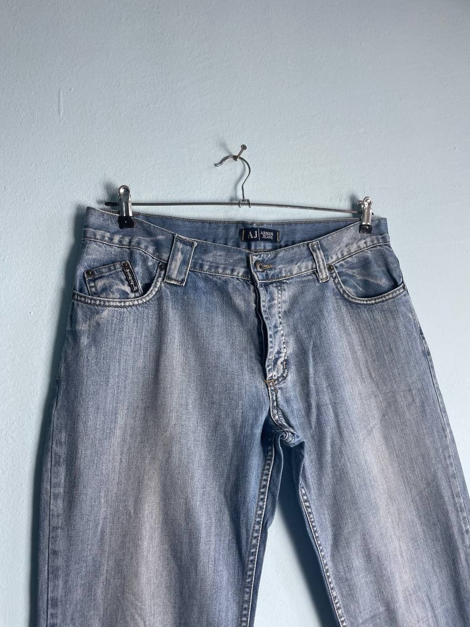 Armani × Hysteric Glamour × Le Grande Bleu (L.G.B.) Armani 00s vintage wide leg carpenter baggy fit jeans denim Size US 34 / EU 50 - 4 Thumbnail