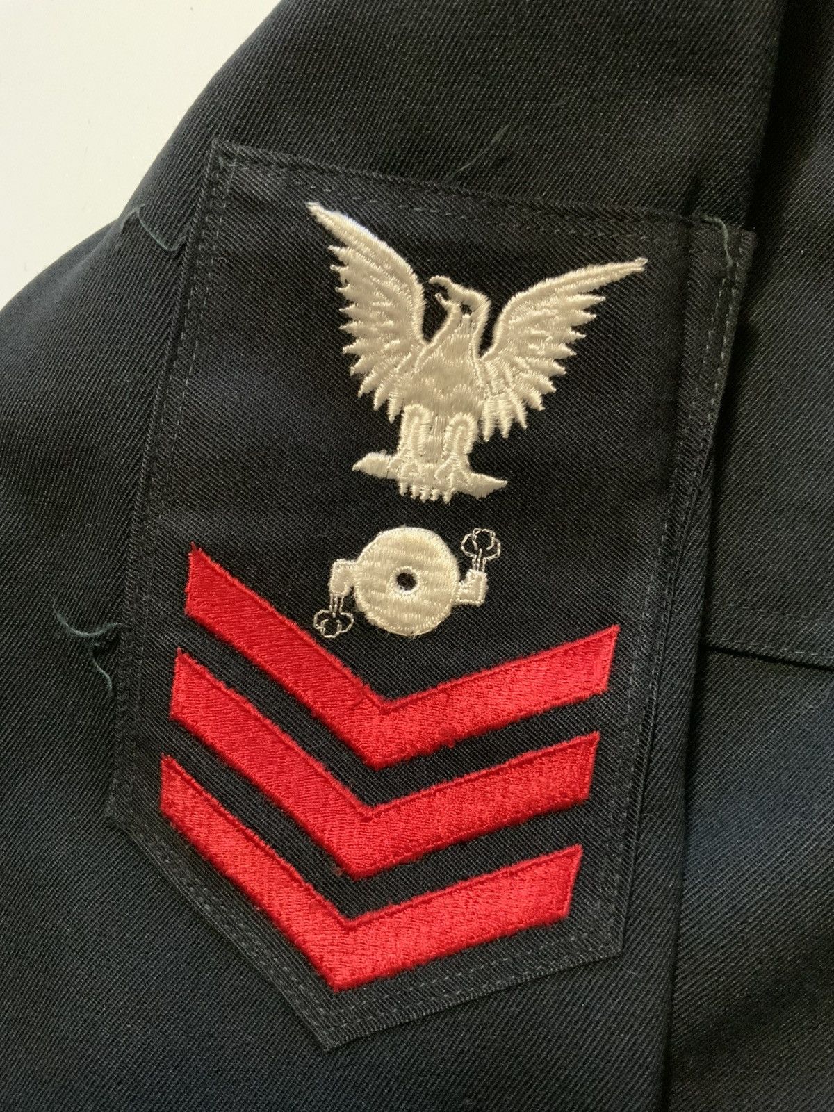Vintage VTG 1960s Gus Kroesen USN US Navy Dragon Wool Uniform Top Size US XS / EU 42 / 0 - 5 Thumbnail