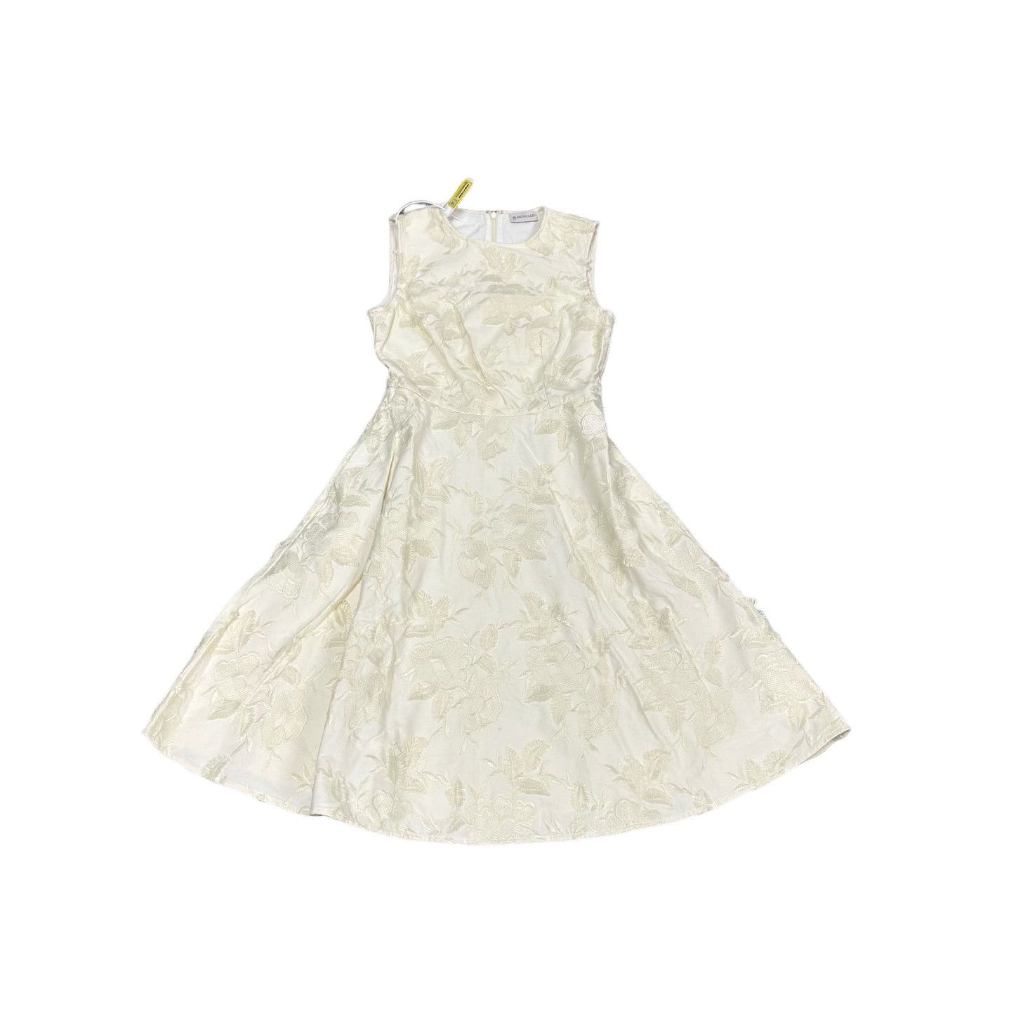 Moncler Moncler Floral Embroidered Logo Midi Dress Size 38 Size XS / US 0-2 / IT 36-38 - 1 Thumbnail