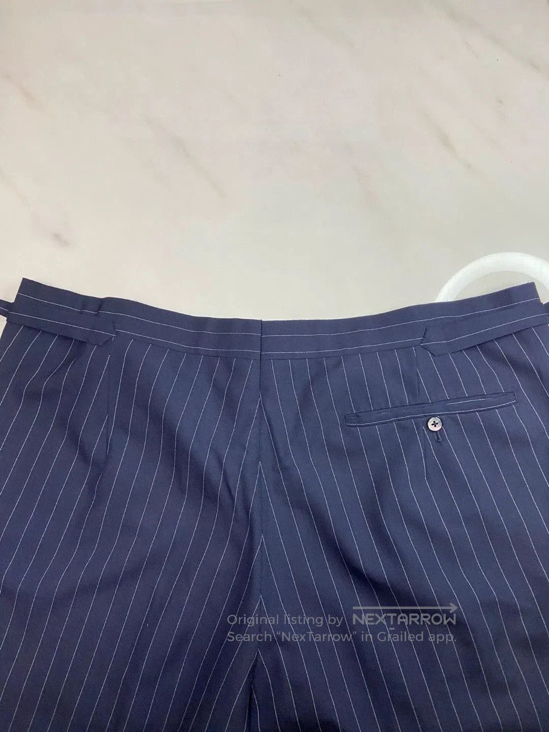 Anderson & Sheppard Custom Wool Silk Trousers by Anderson & Sheppard. Size US 39 - 6 Thumbnail