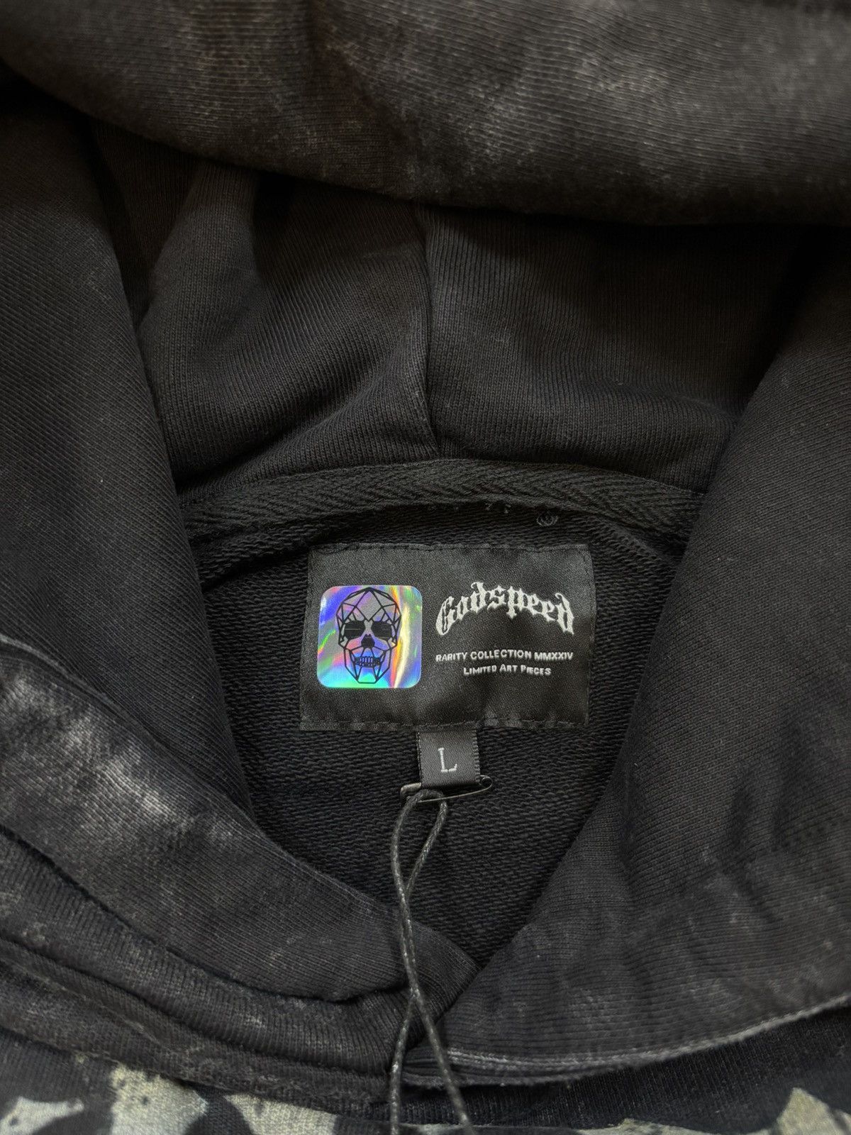 Godspeed Godspeed Artificial Love Hoodie, Washed Black Size US L / EU 52-54 / 3 - 7 Thumbnail