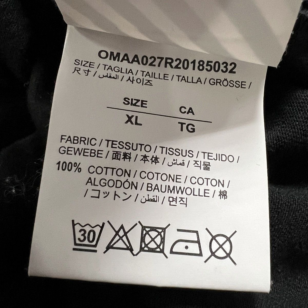 Off-White Off-White Cutout Arrows Black T Shirt Size US XL / EU 56 / 4 - 5 Thumbnail