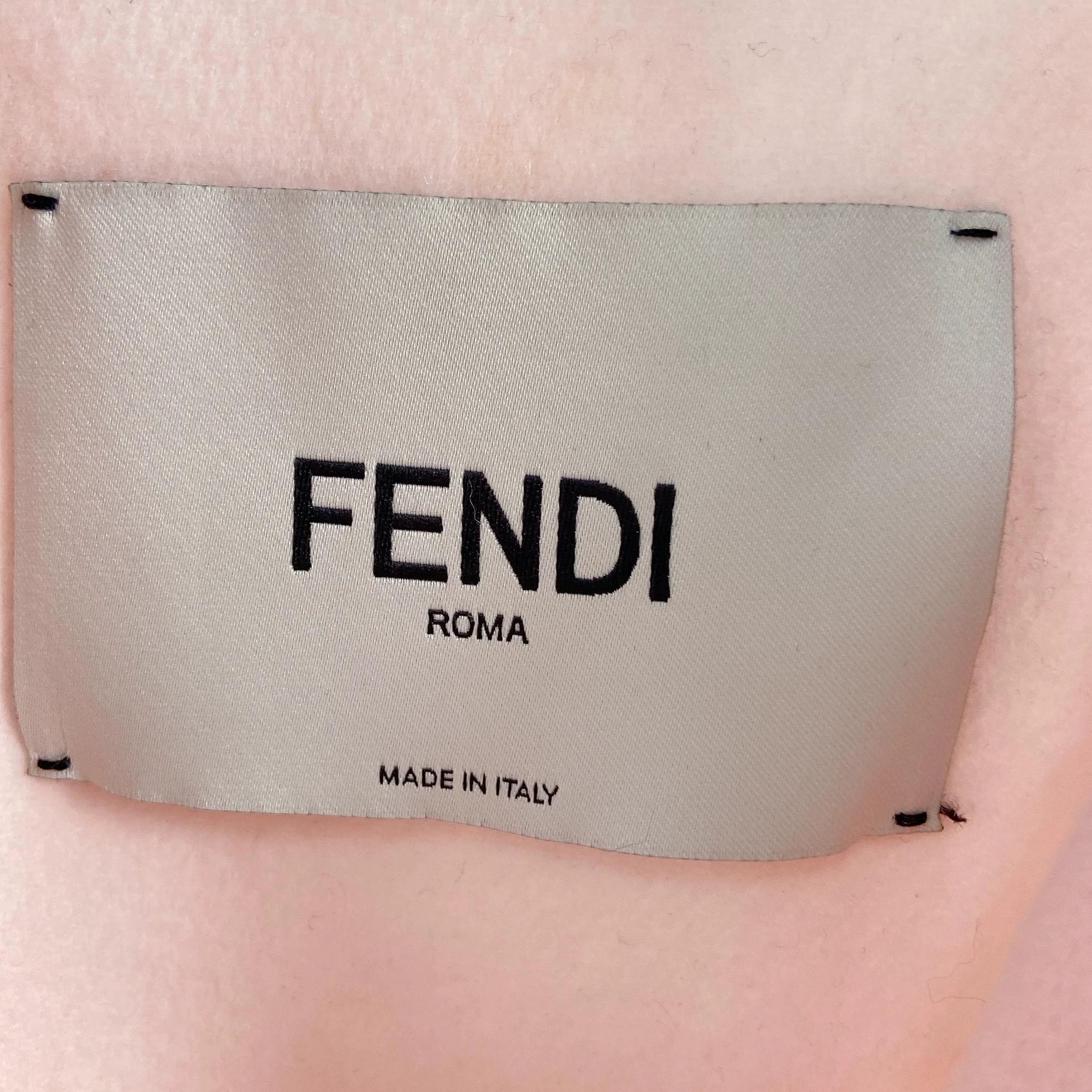 Fendi Fendi Pink Wool Coat IT 42 Size M / US 6-8 / IT 42-44 - 7 Thumbnail