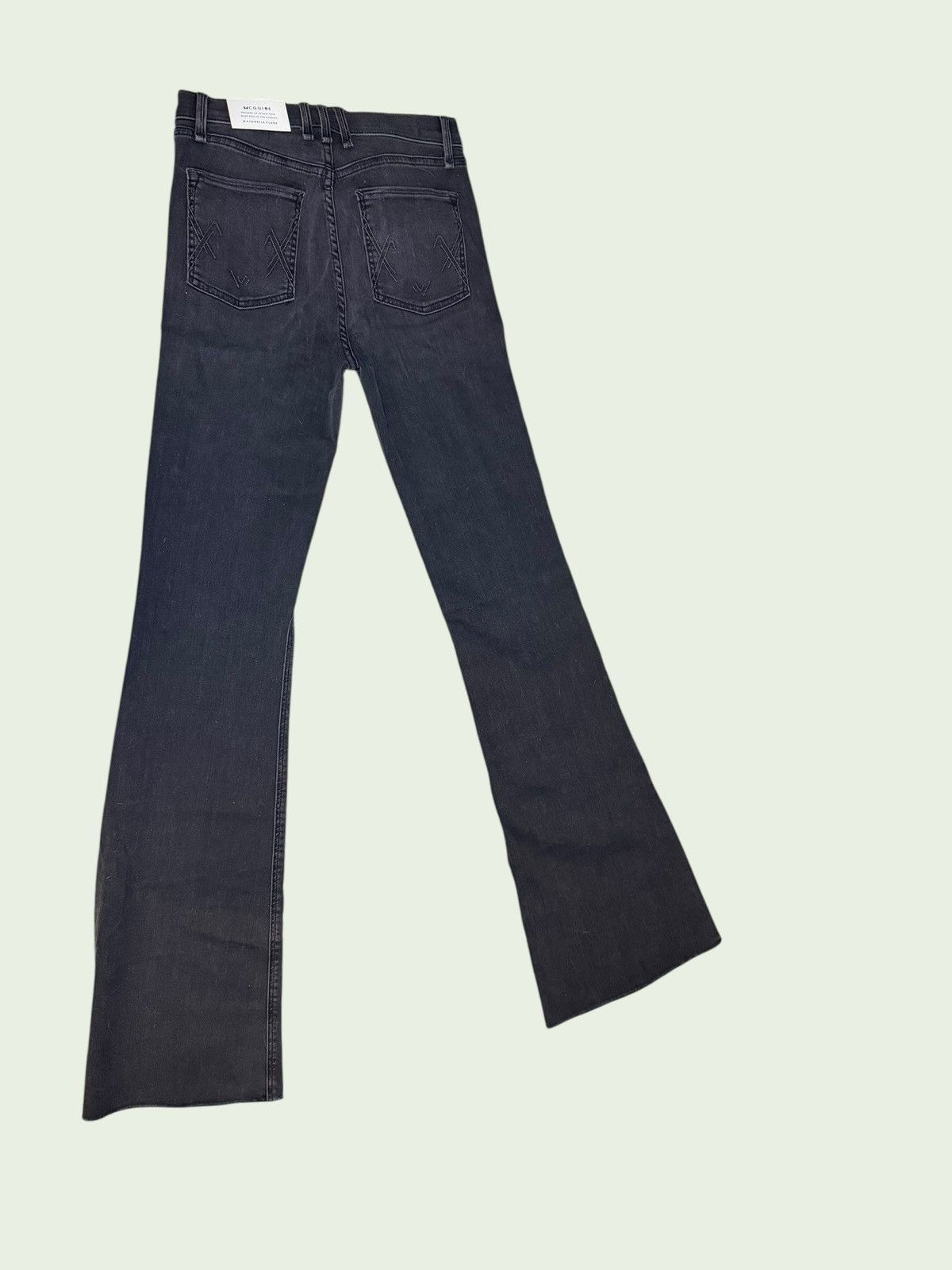 Anthropologie McGuire Majorelle Flare Jeans Women’s Size 27 Dark Wash Size 27" / US 4 / IT 40 - 6 Thumbnail