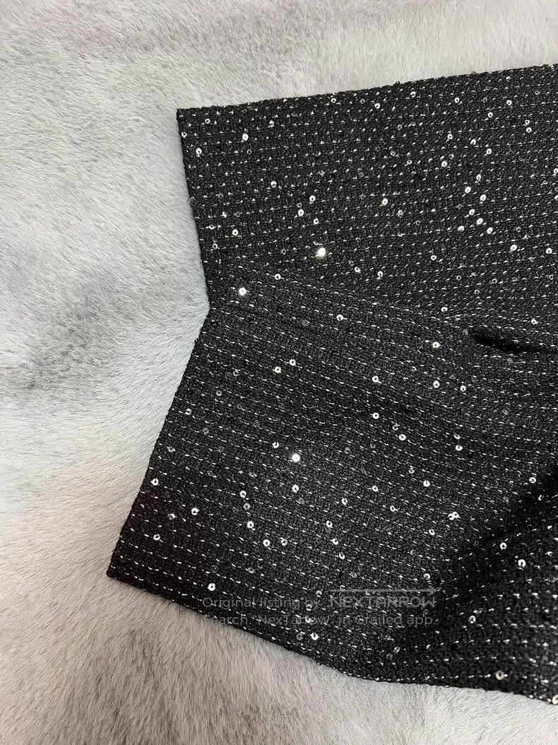Saint Laurent Paris Saint Laurent Paris Starry Sequin Wool Trousers Size US 30 / EU 46 - 7 Thumbnail
