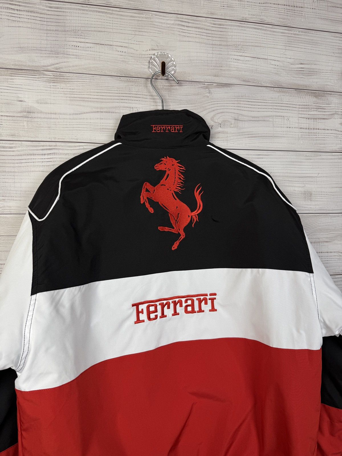 Ferrari Racing Jacket Ferarri Big Logo Rare Size US L / EU 52-54 / 3 - 6 Thumbnail