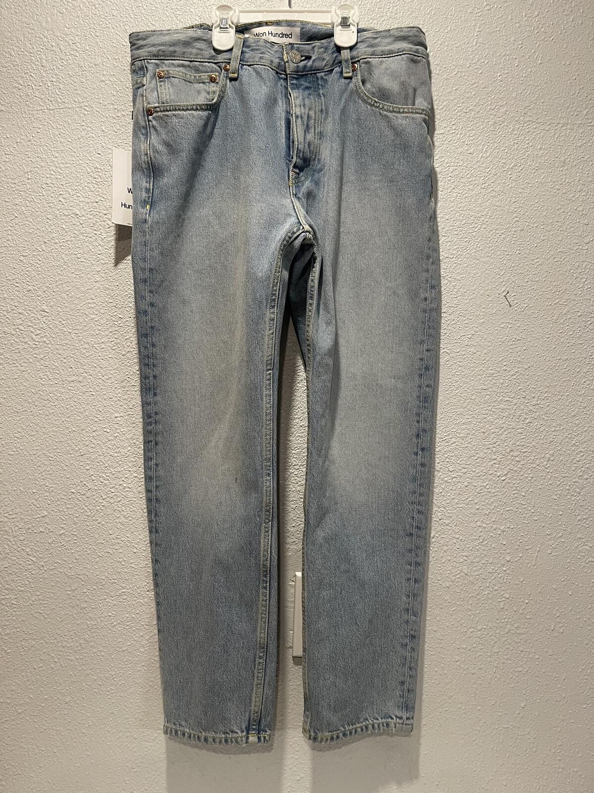 Won Hundred Won Hundred Light Wash Denim Jeans Size 30" / US 8 / IT 44 - 1 Thumbnail