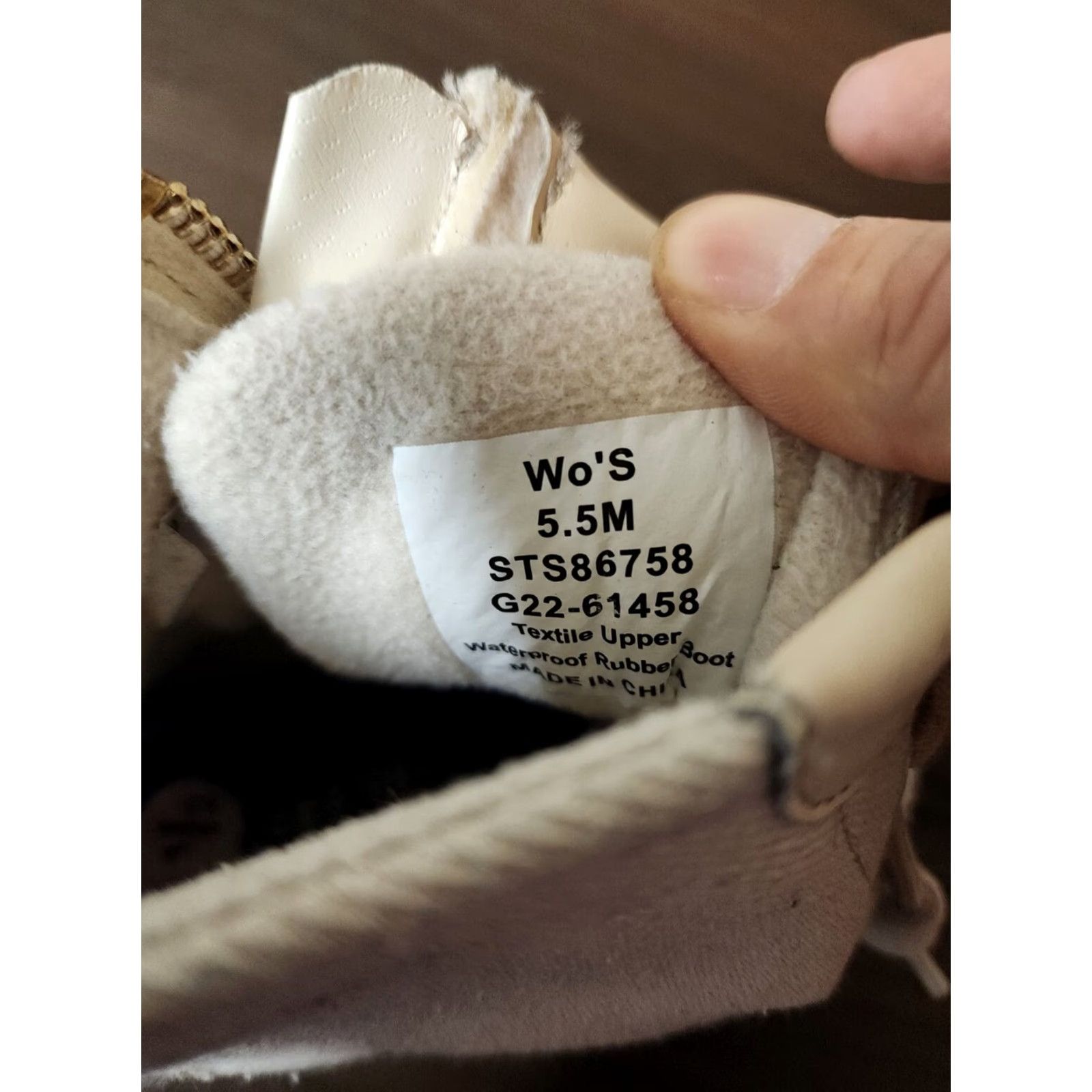 Sperry Sperry Duck Boots Womens 5.5 M Beige Waterproof STS82475 Size US 6 / IT 36 - 3 Thumbnail