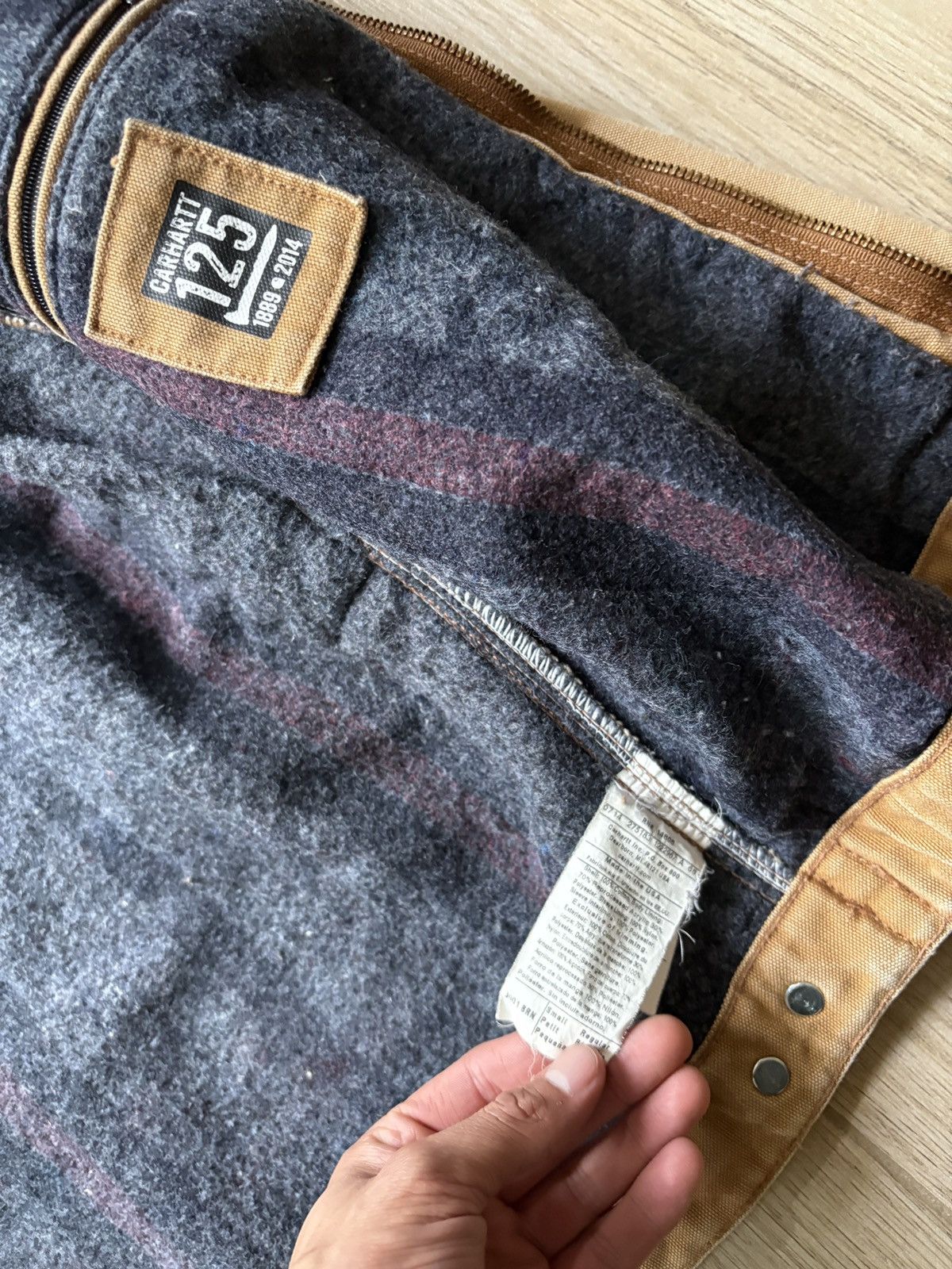 Carhartt Carhartt Detroit Jacket J001 BRN Size US S / EU 44-46 / 1 - 6 Thumbnail