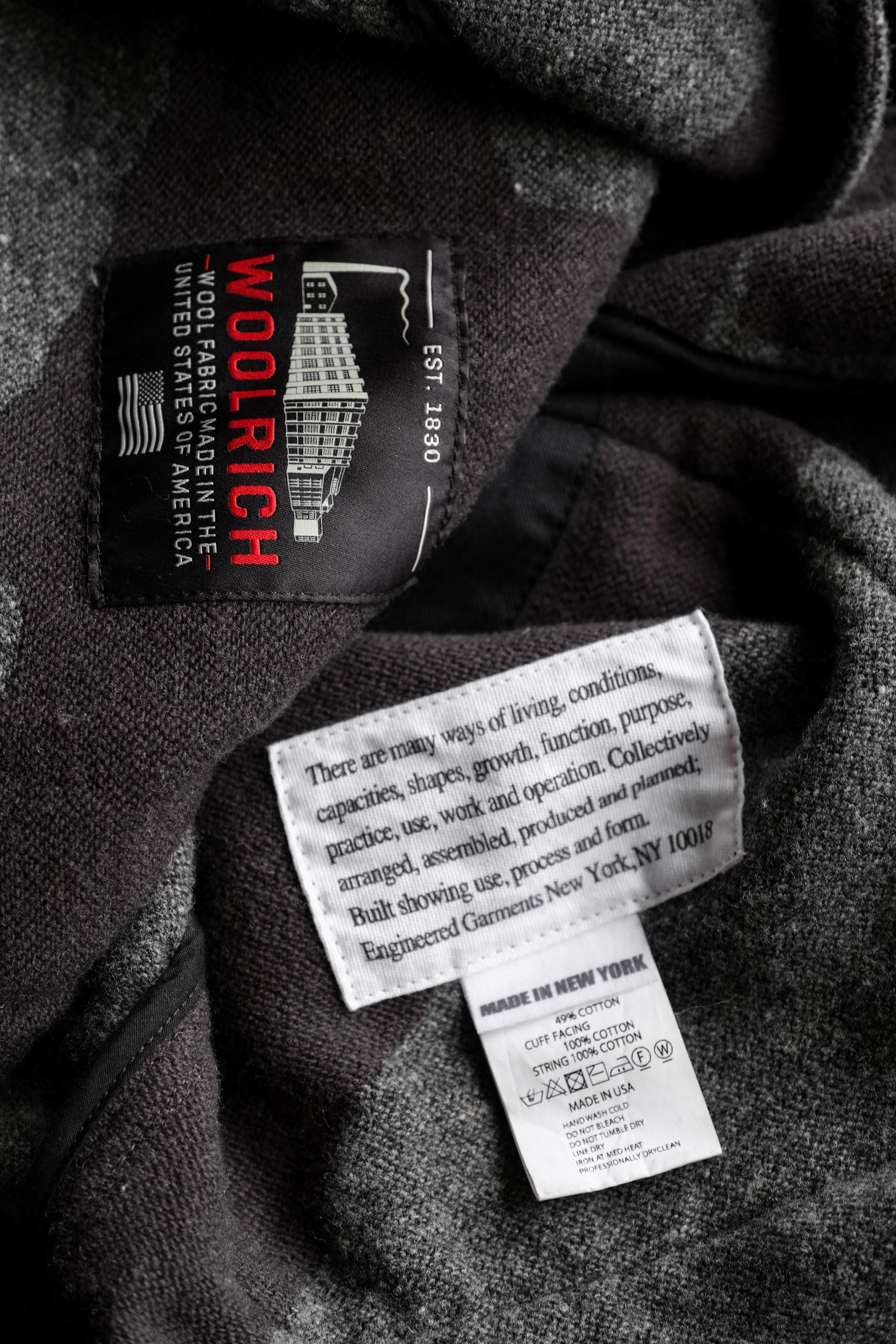 Engineered Garments 2017 Engineered Garments Benson Jacket Animal Wool Jacquard Size US XL / EU 56 / 4 - 7 Thumbnail