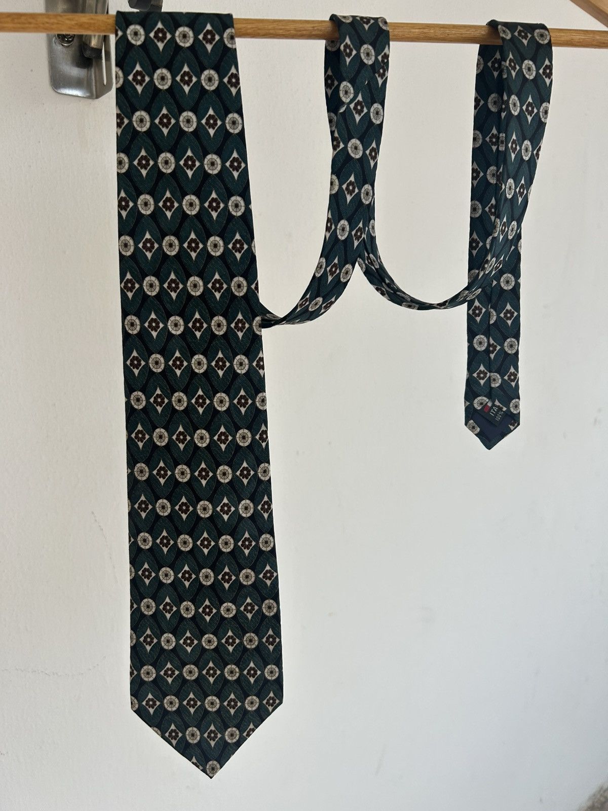 Other Progresso Italy Vintage Tie Green Size ONE SIZE - 1 Thumbnail