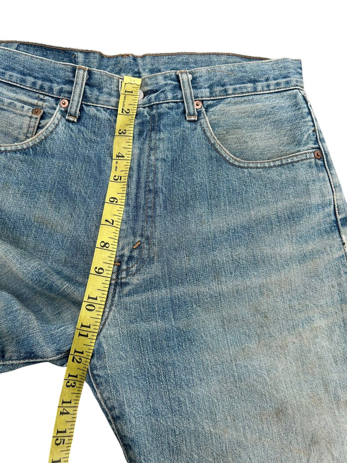 Kapital Thrashed Vintage Levis big E Selvedge Denim Jeans Size US 32 / EU 48 - 21 Thumbnail