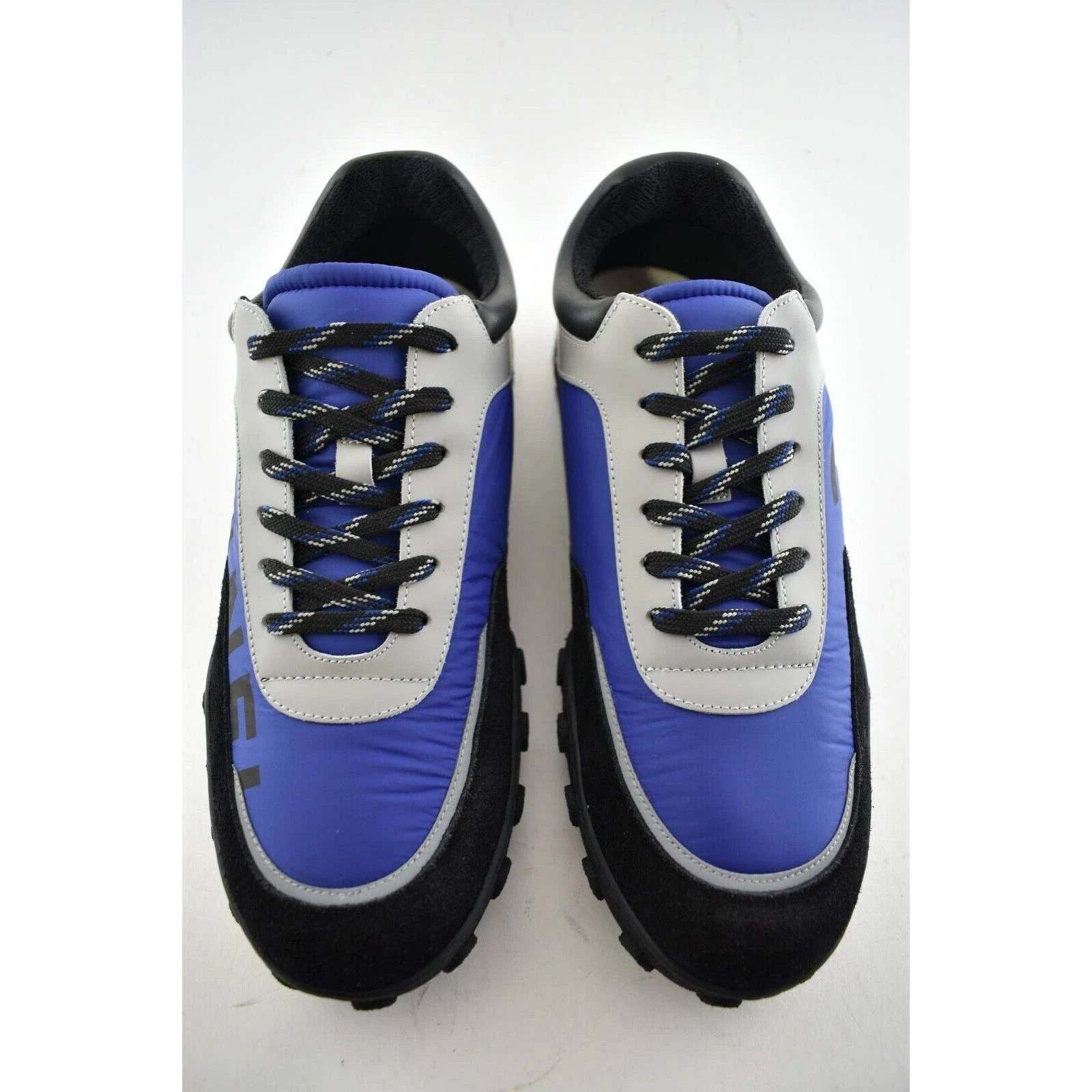 Chanel Chanel Mens 18B Nylon Lace Low Top Trainer Sneaker 43 10 Size US 10 / EU 43 - 4 Thumbnail