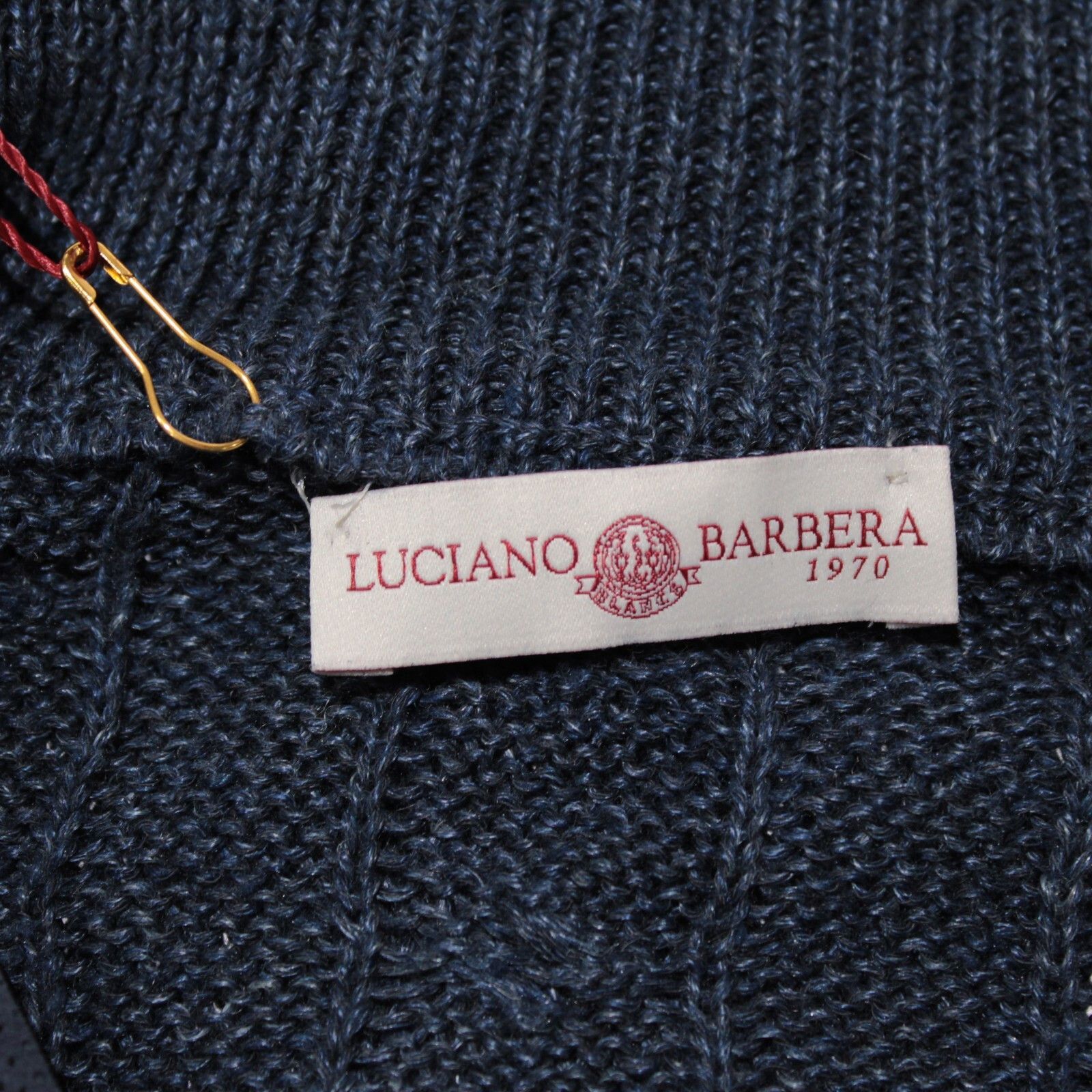 Luciano Barbera Luciano Barbera Sweater Size US M in Blue Size US M / EU 48-50 / 2 - 7 Thumbnail