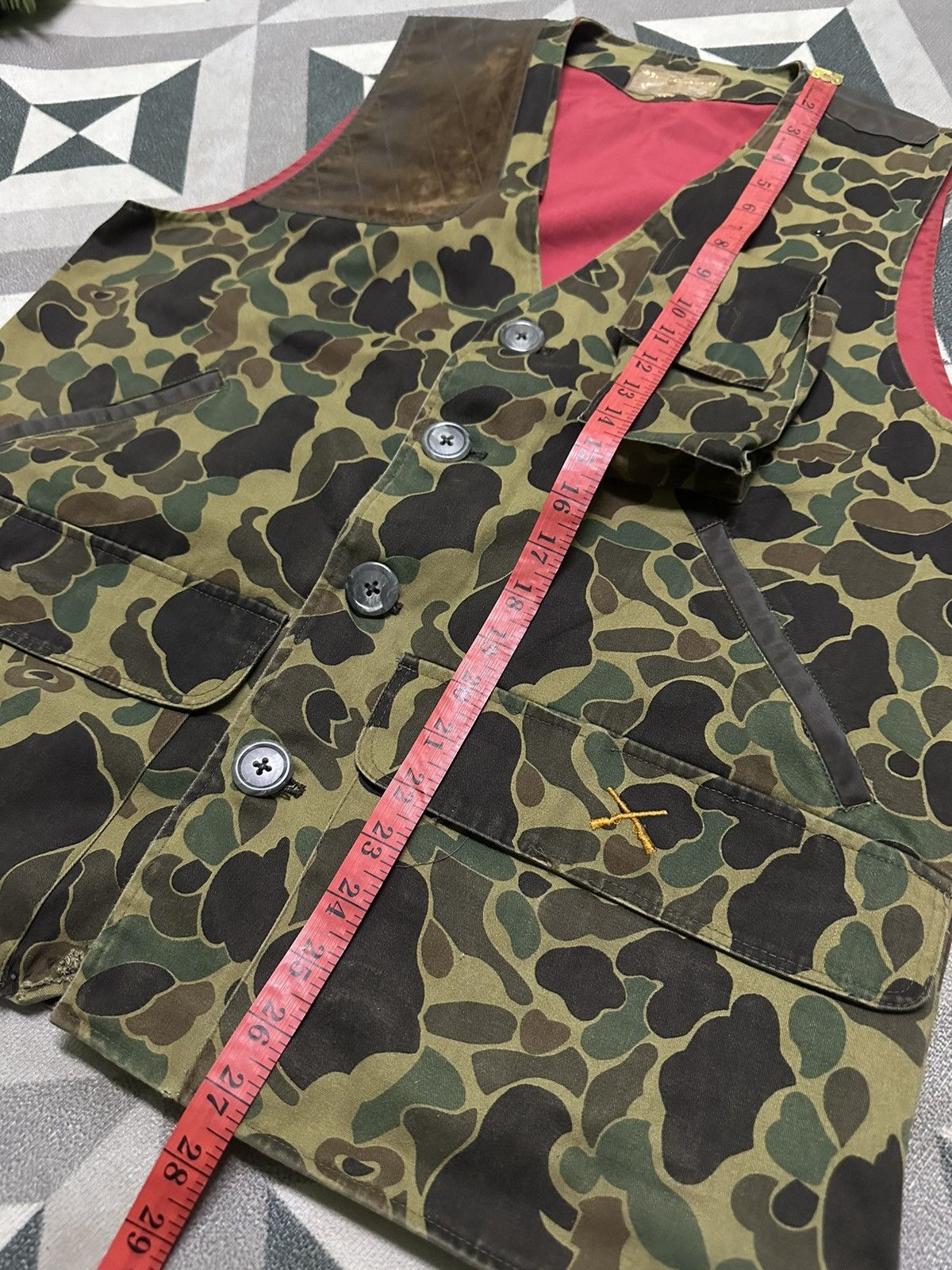 Vintage Vintage 70s Camo vest Size US M / EU 48-50 / 2 - 8 Thumbnail