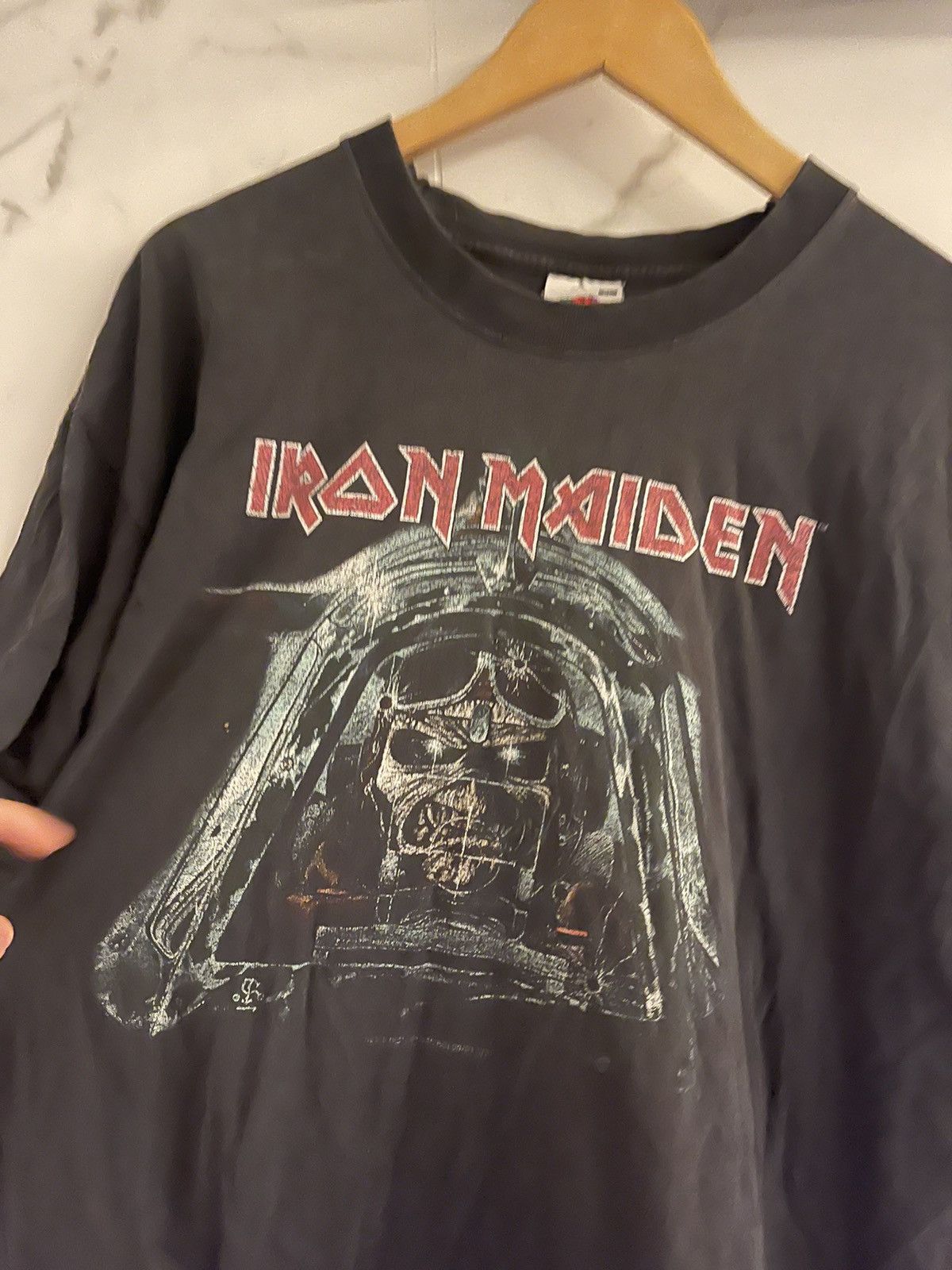 Band Tees × Iron Maiden × Vintage 2003 Iron Maiden Vintage World Tour t-shirt Size US XL / EU 56 / 4 - 4 Thumbnail