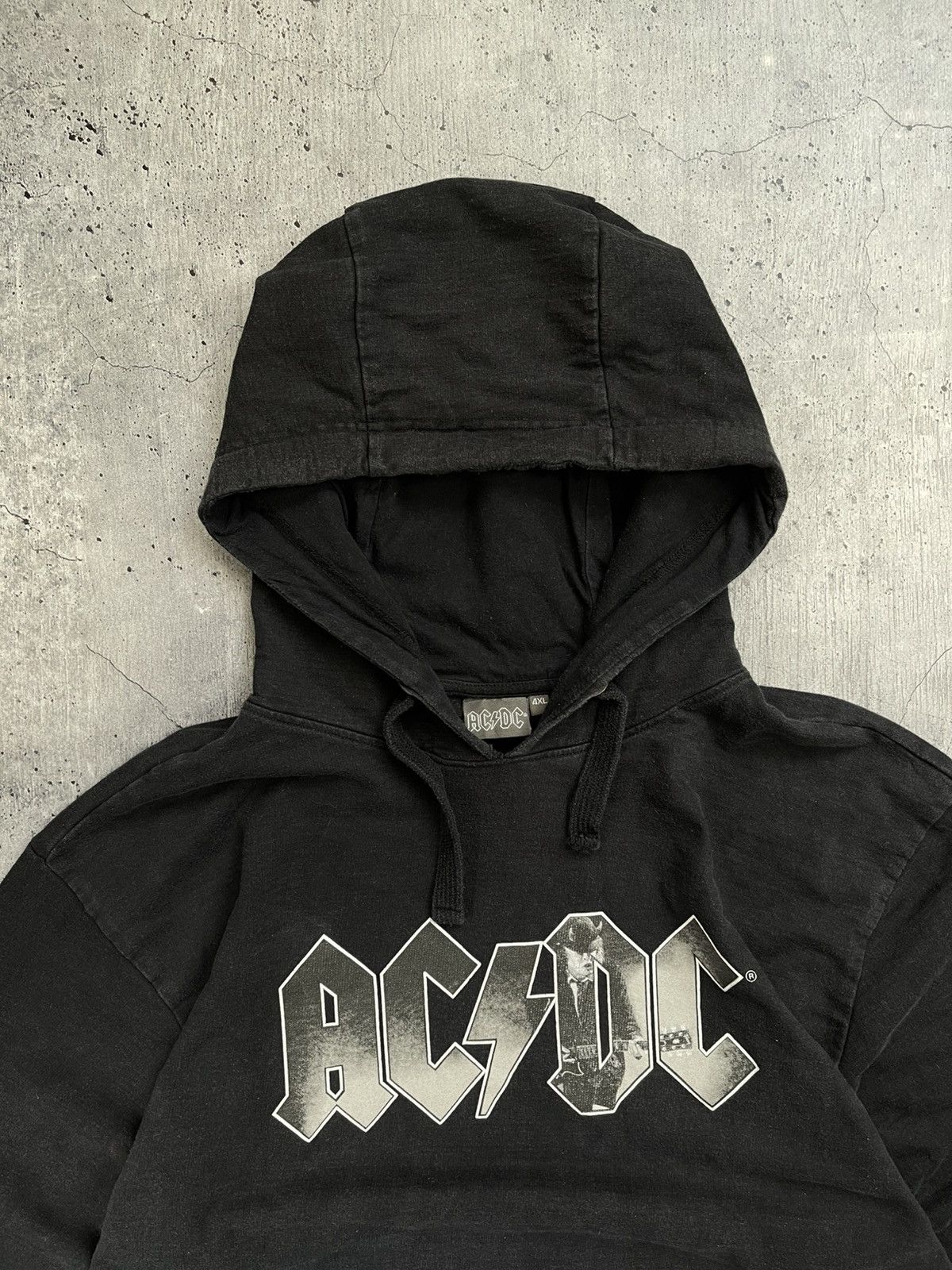 AC/DC × Band Tees × Vintage Vintage ACDC Hoodie 90s Distressed Size US XXL / EU 58 / 5 - 3 Thumbnail