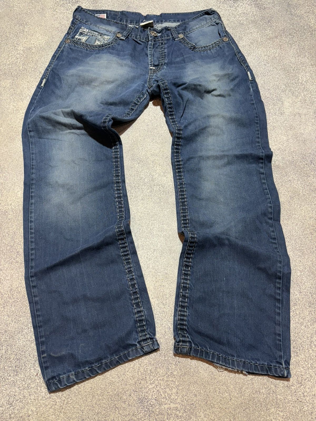 True Religion × Vintage Vintage True Religion Flared Jeans Made in USA size 36 Size US 36 / EU 52 - 10 Thumbnail