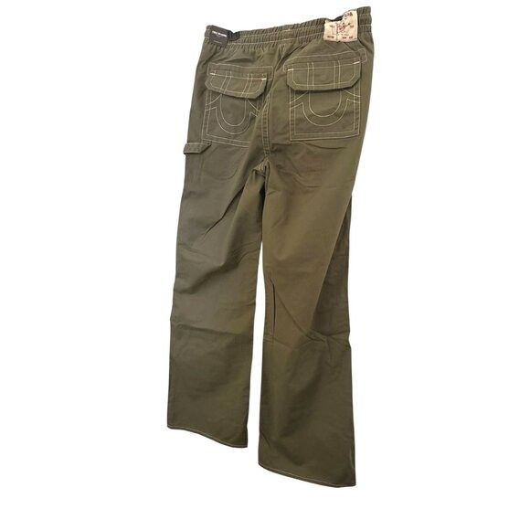 True Religion True Religion Mens Green Mid Rise Pockets Twill Carpenter Vi Size US 32 / EU 48 - 6 Thumbnail