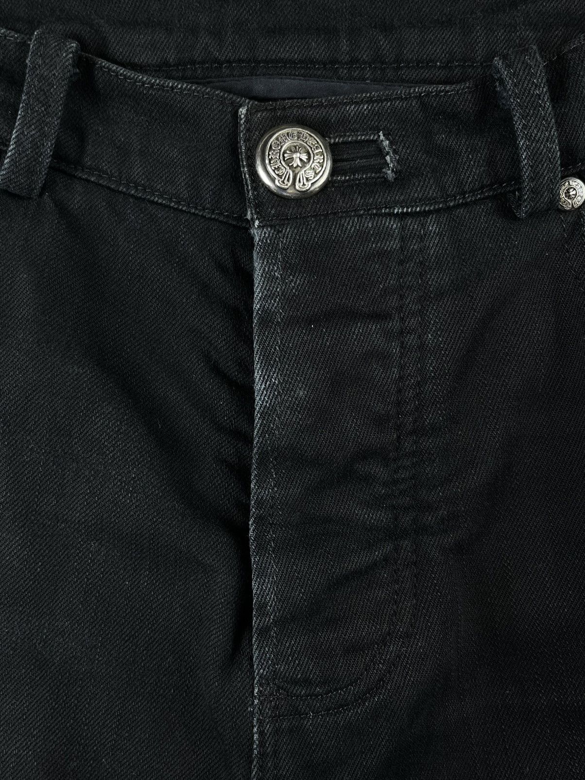 Chrome Hearts Chrome Hearts Le Fleur Knee Silver Bootcut Denim Jeans Size US 32 / EU 48 - 15 Thumbnail