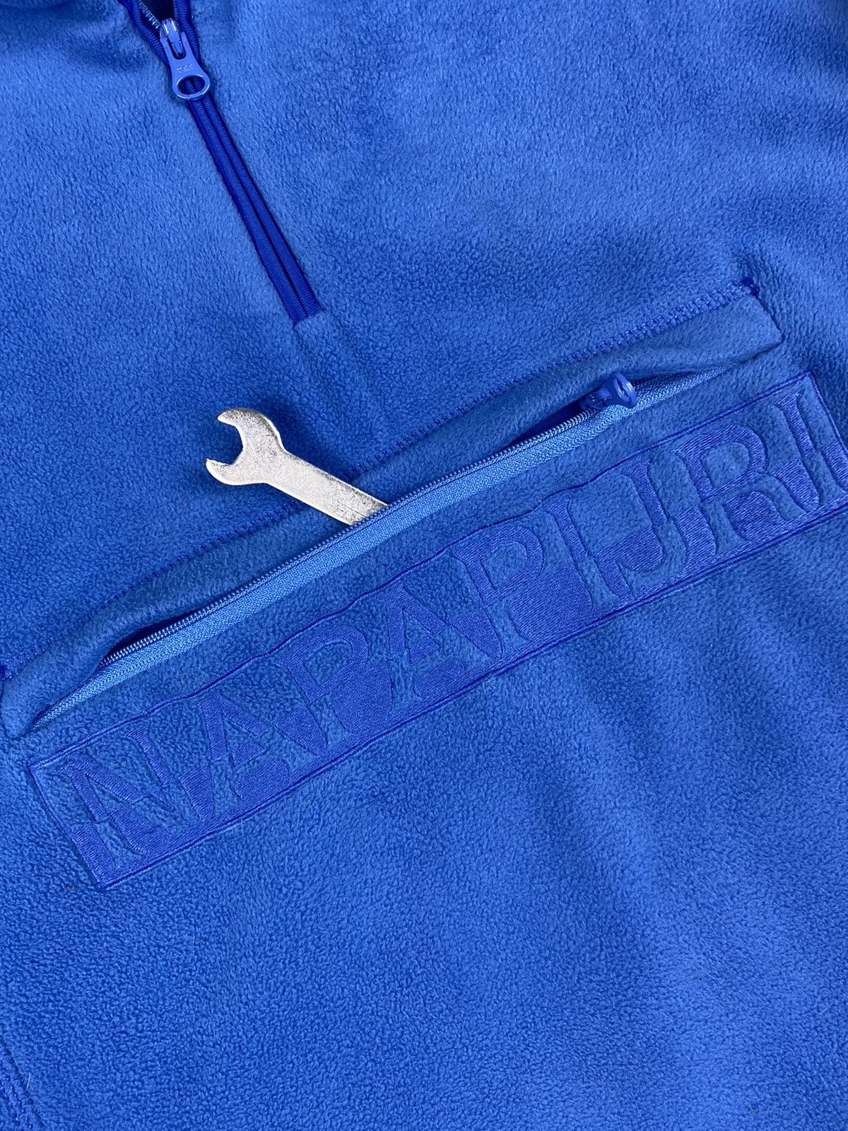 Napapijri × Vintage Napapijri Anorak Sherpa Synchilla Fleece Jacket Size L / US 10 / IT 46 - 7 Thumbnail
