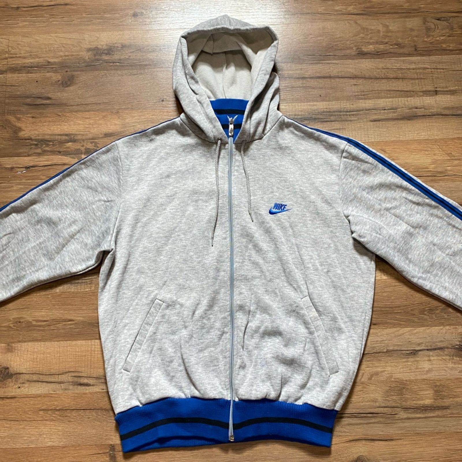 Nike 80s Nike Zip Sweatshirt Sweatpants Matching Set Sweatsuit Size US M / EU 48-50 / 2 - 3 Thumbnail