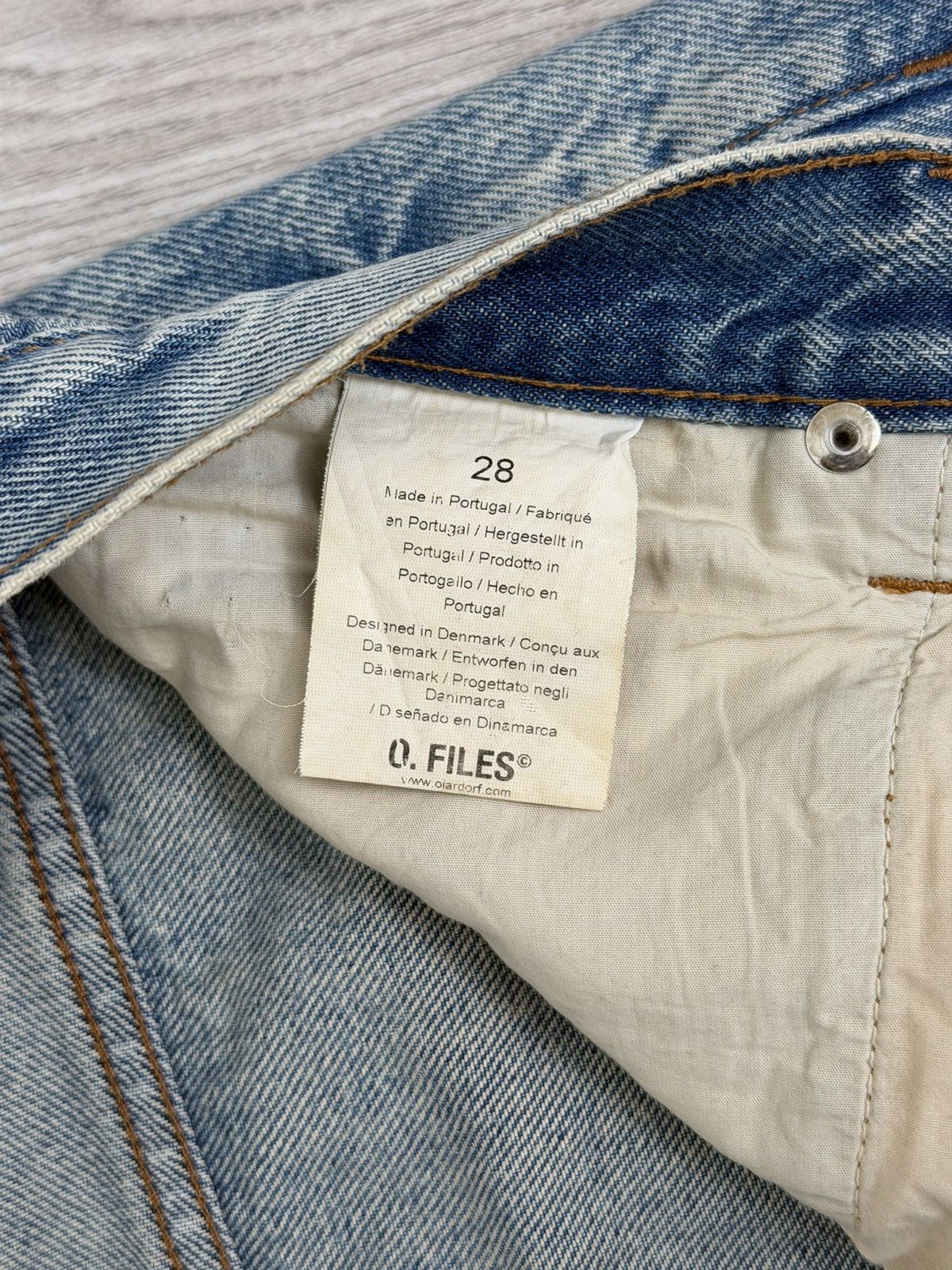 Ojardorf Ofiles 969 Vintage Indigo Denim Size US 28 / EU 44 - 3 Thumbnail