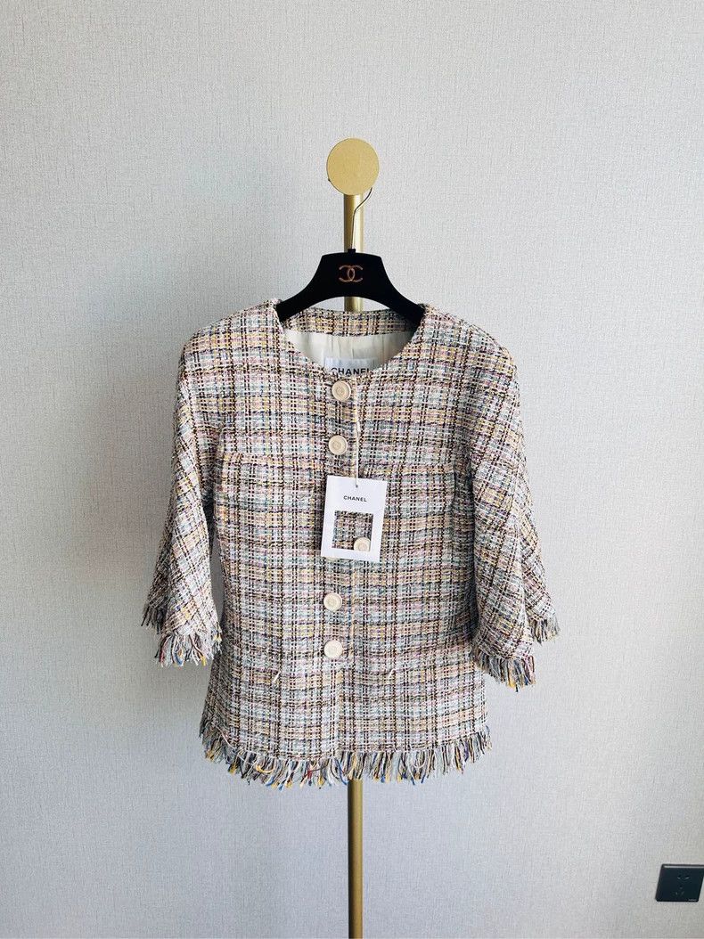 Chanel Chanel 18P Waterfall Series Colorful Woven Tassel Flare Sl Size XS / US 0-2 / IT 36-38 - 1 Thumbnail